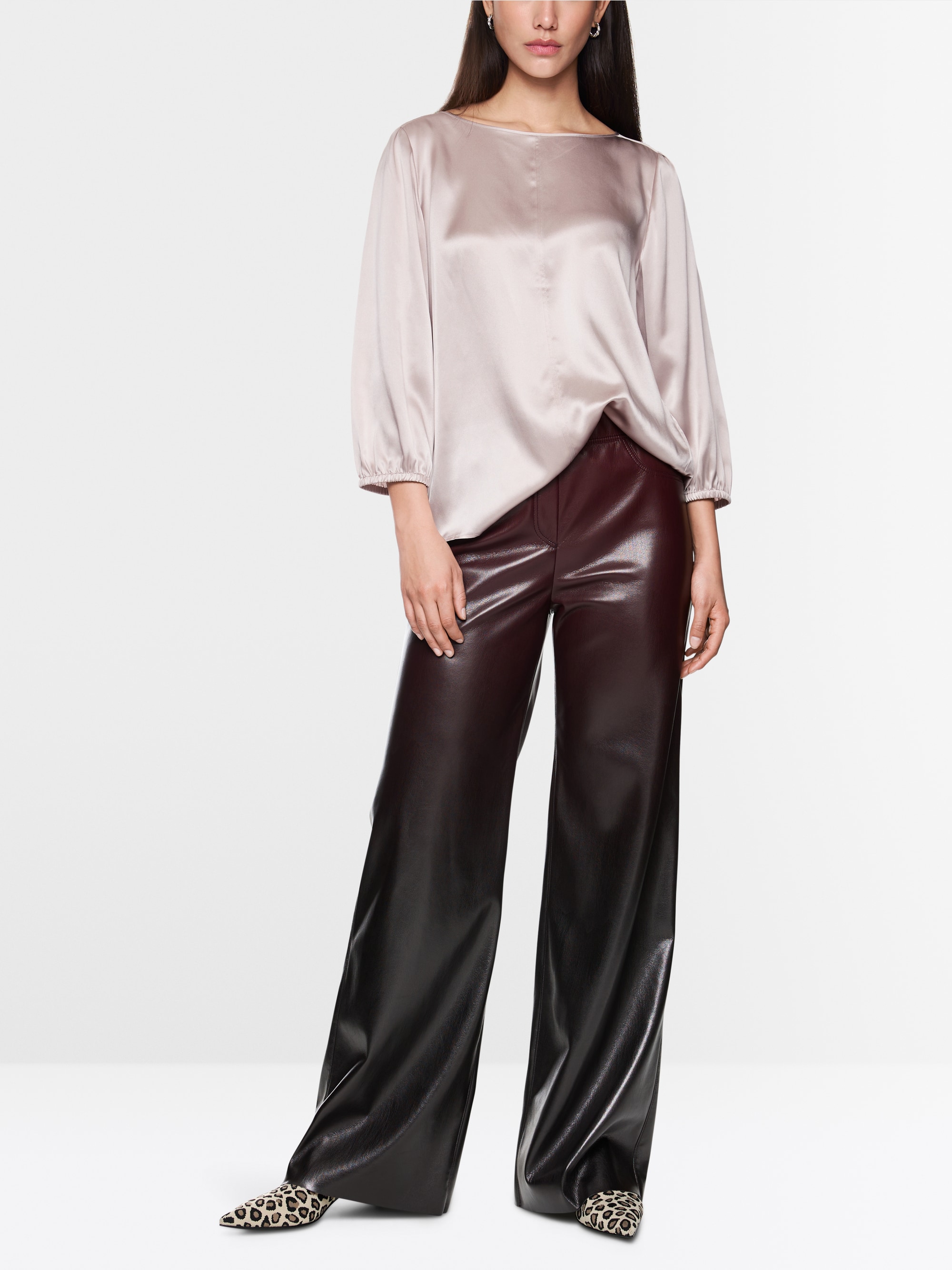 Blouse en soie ample