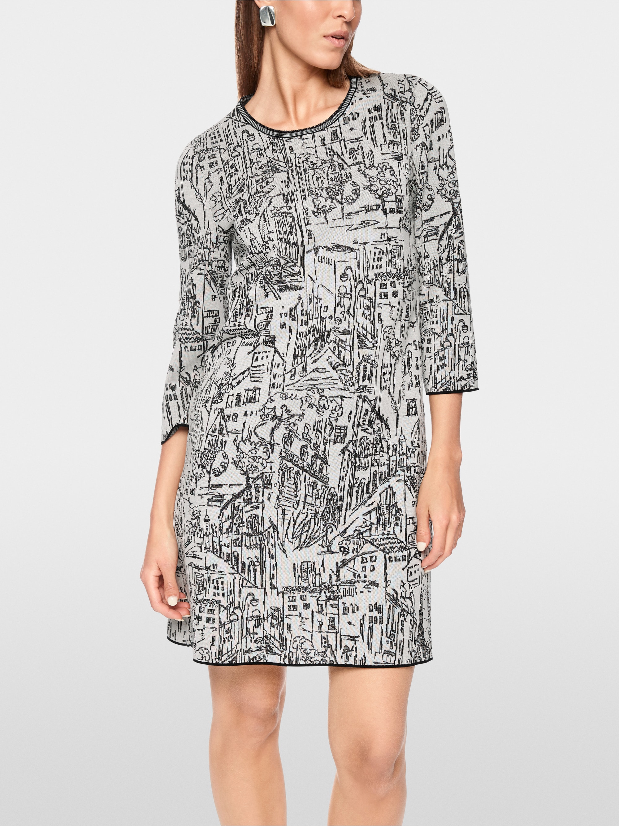 Knitted in Germany dress with motif