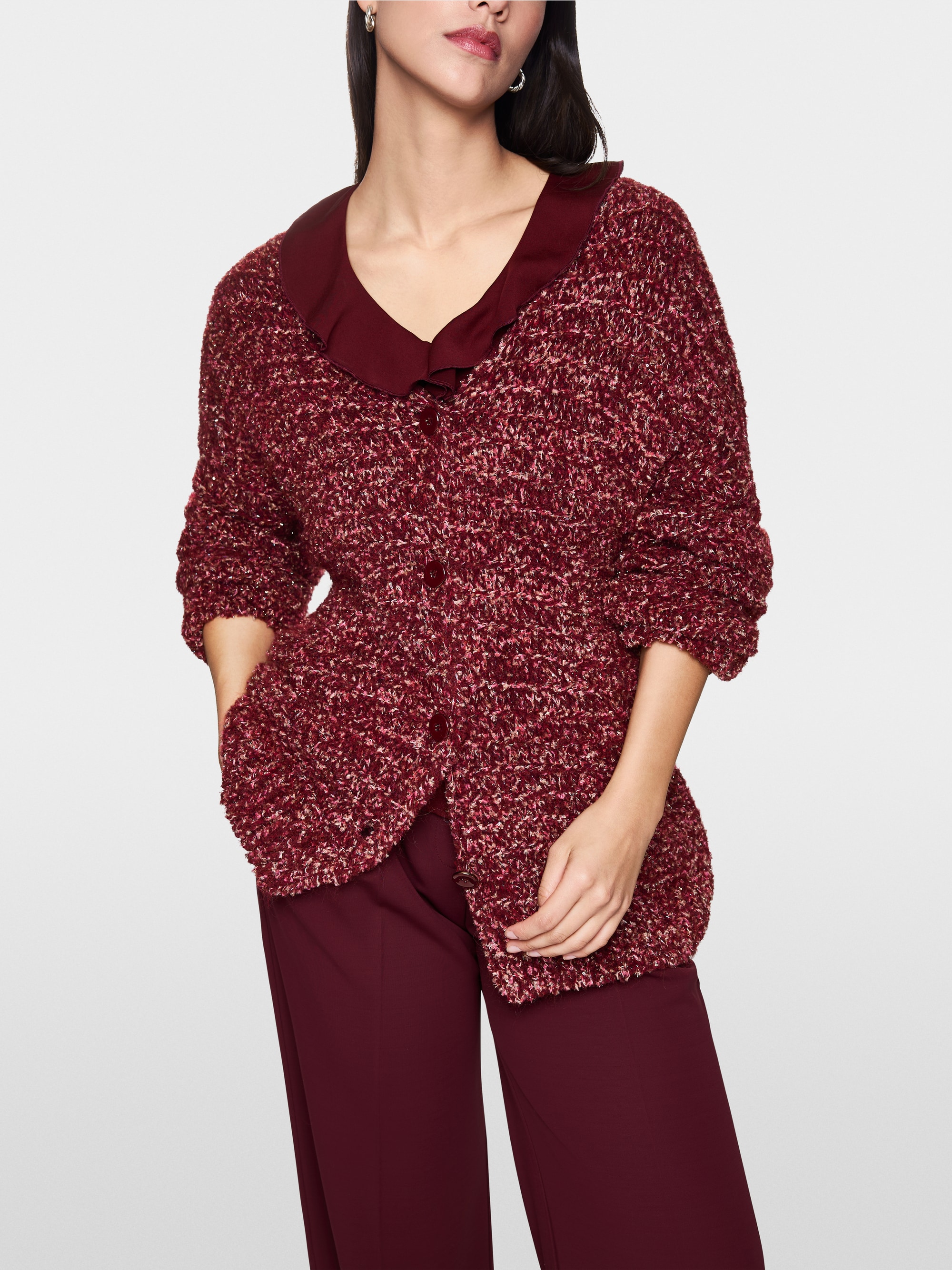 Cardigan scintillant tricoté en Allemagne