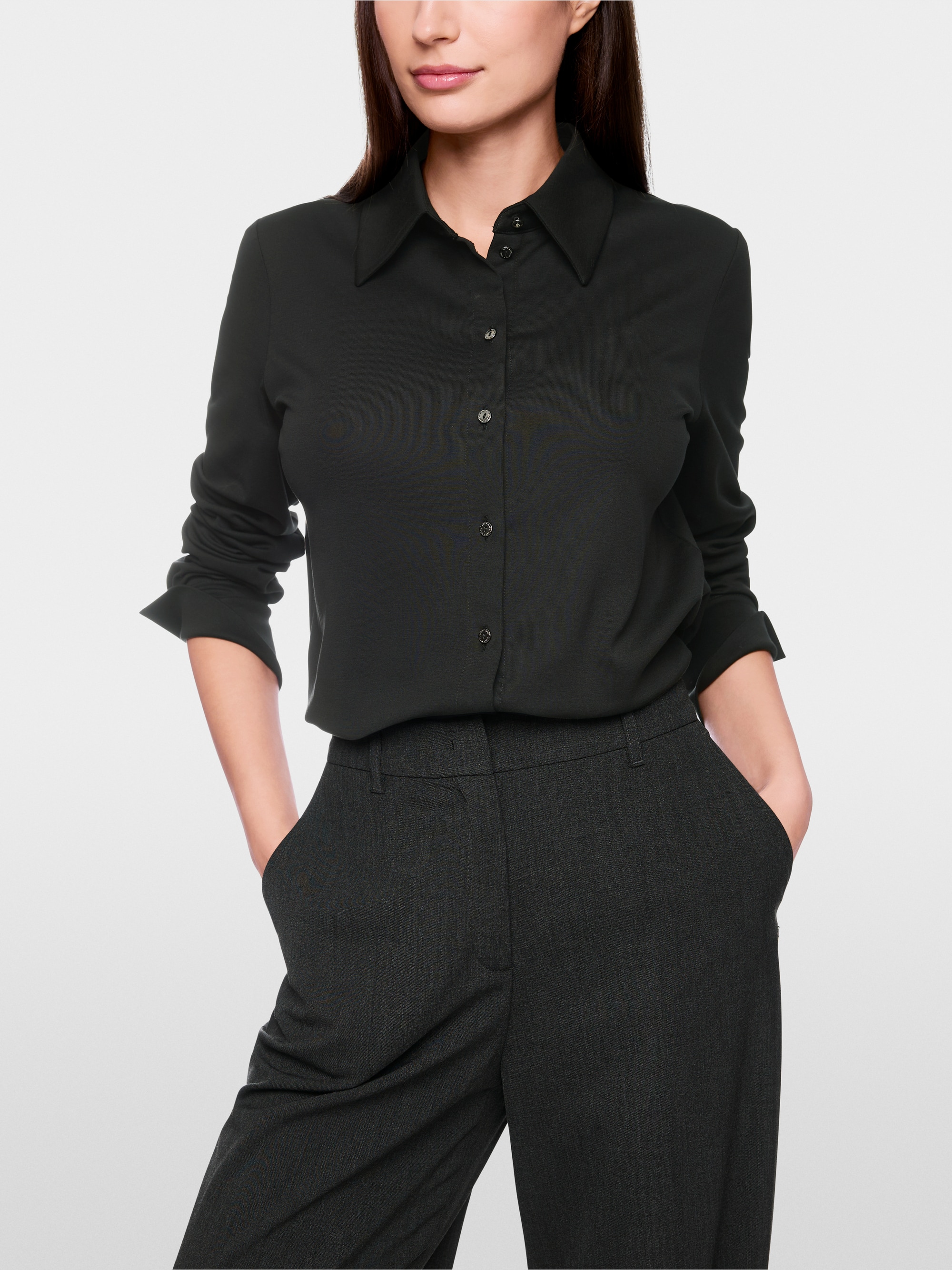 Cotton stretch shirt blouse