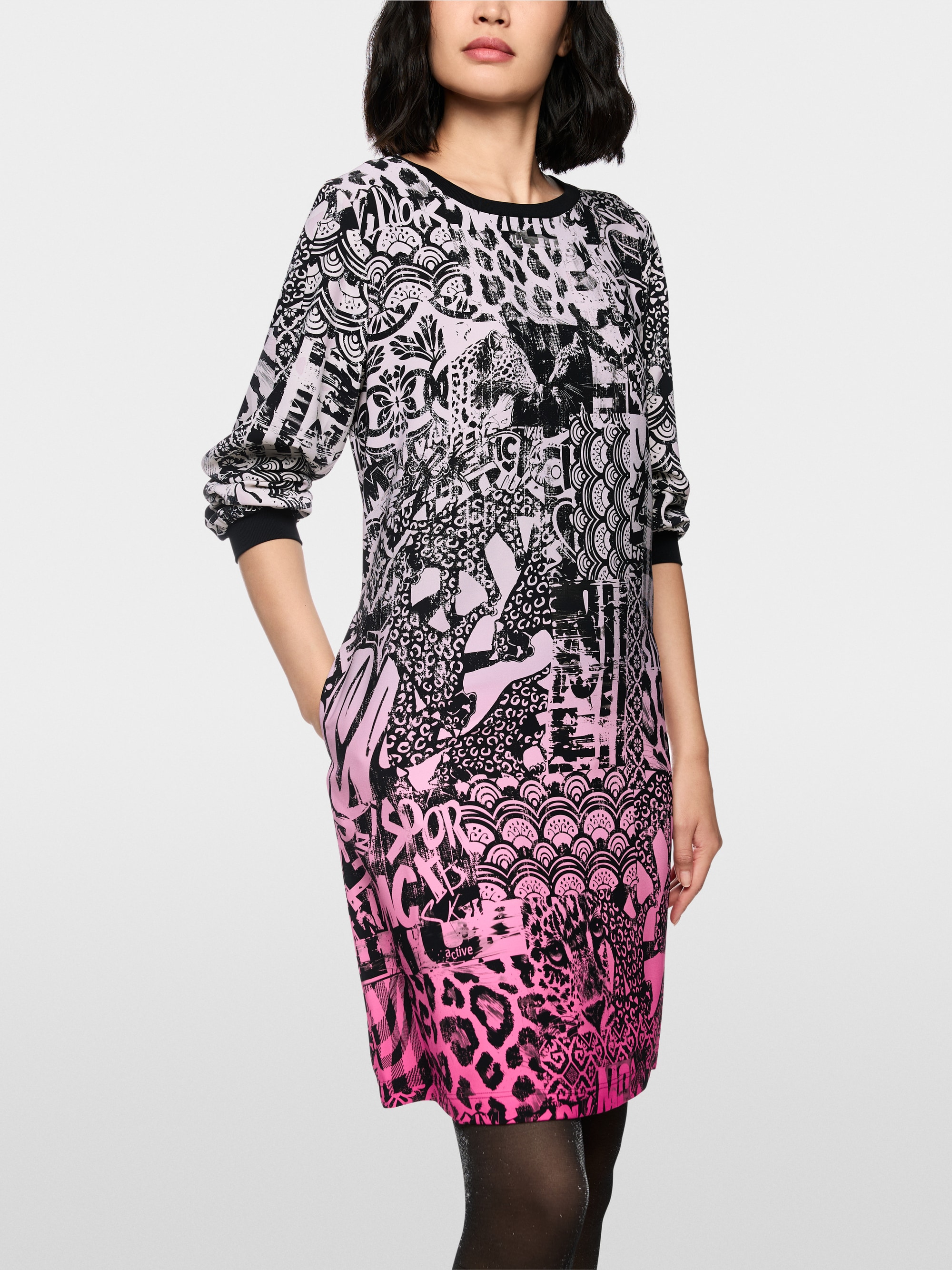 Jurk met all-over print