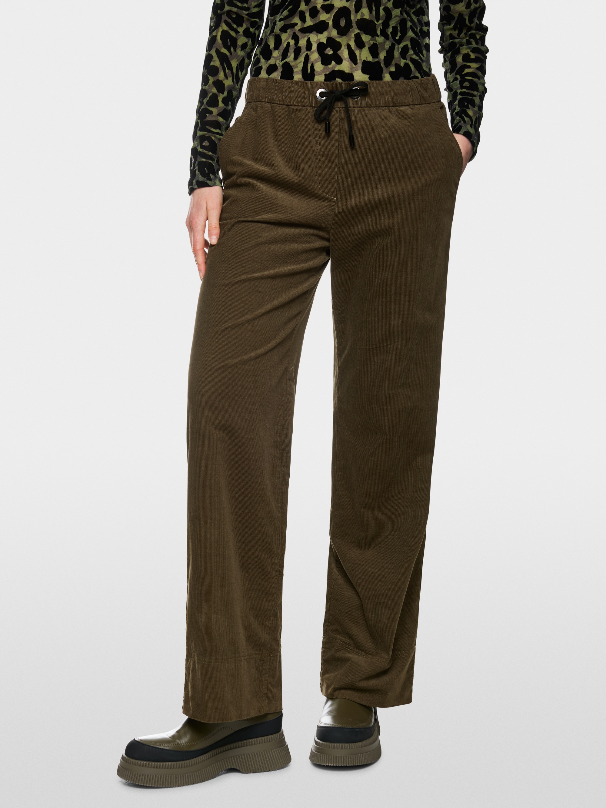 Pantalon large en velours côtelé WASHINGTON