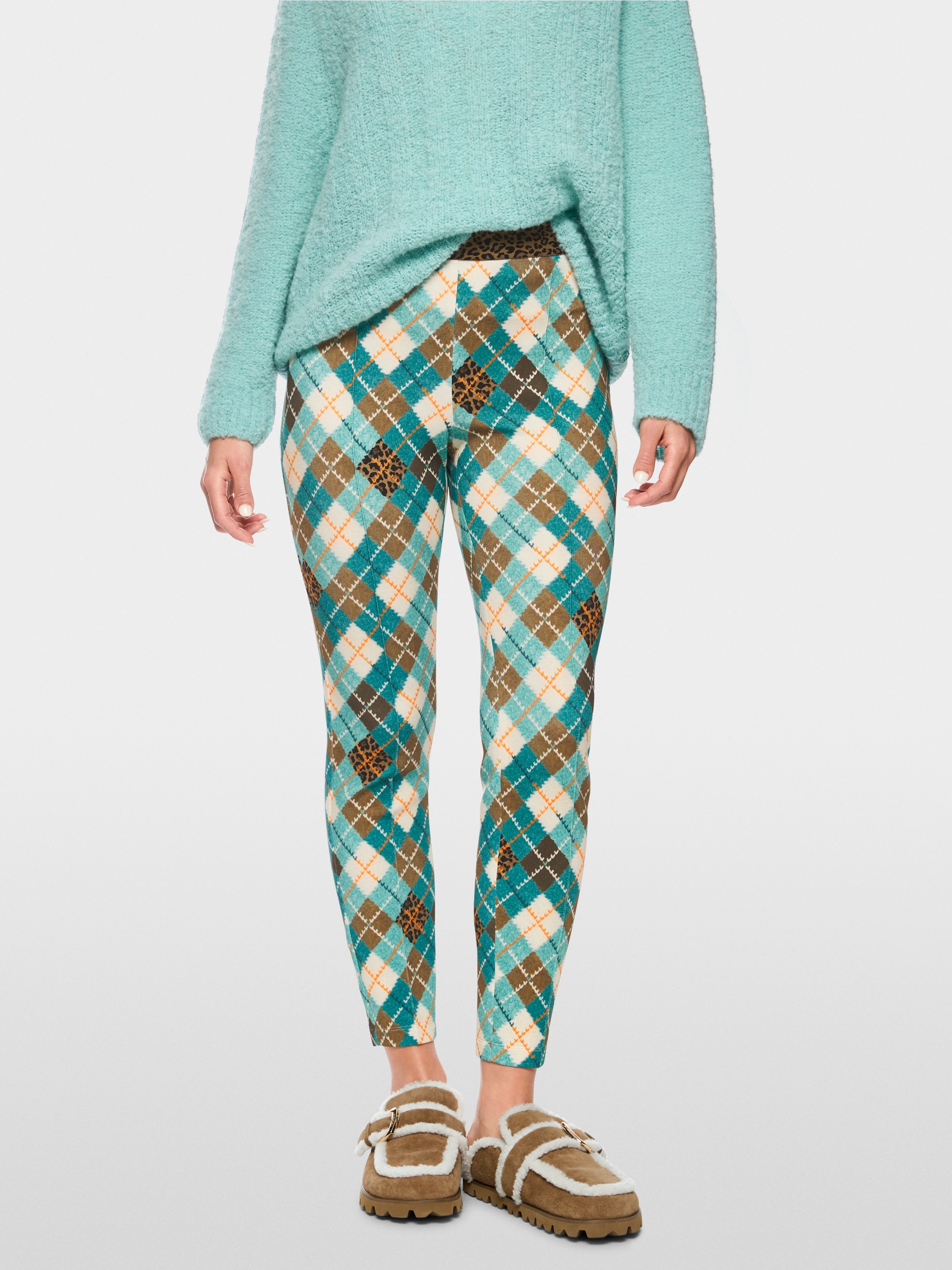 Tight 7/8 SOFIA trousers with waistband