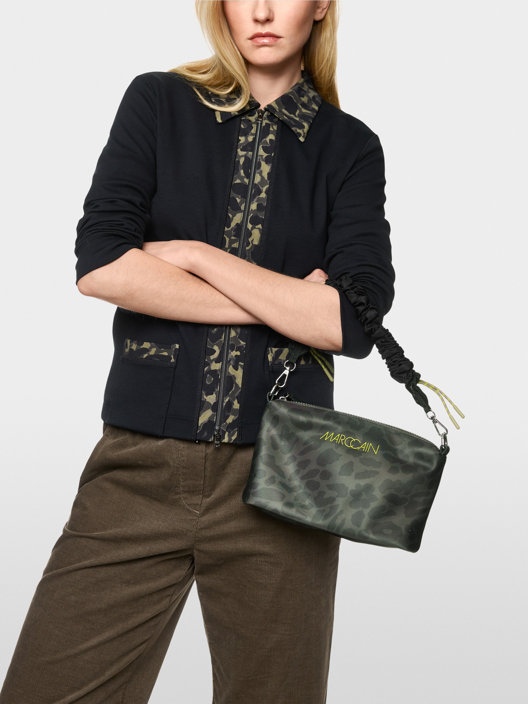 Petit sac à bandoulière léopard en nylon