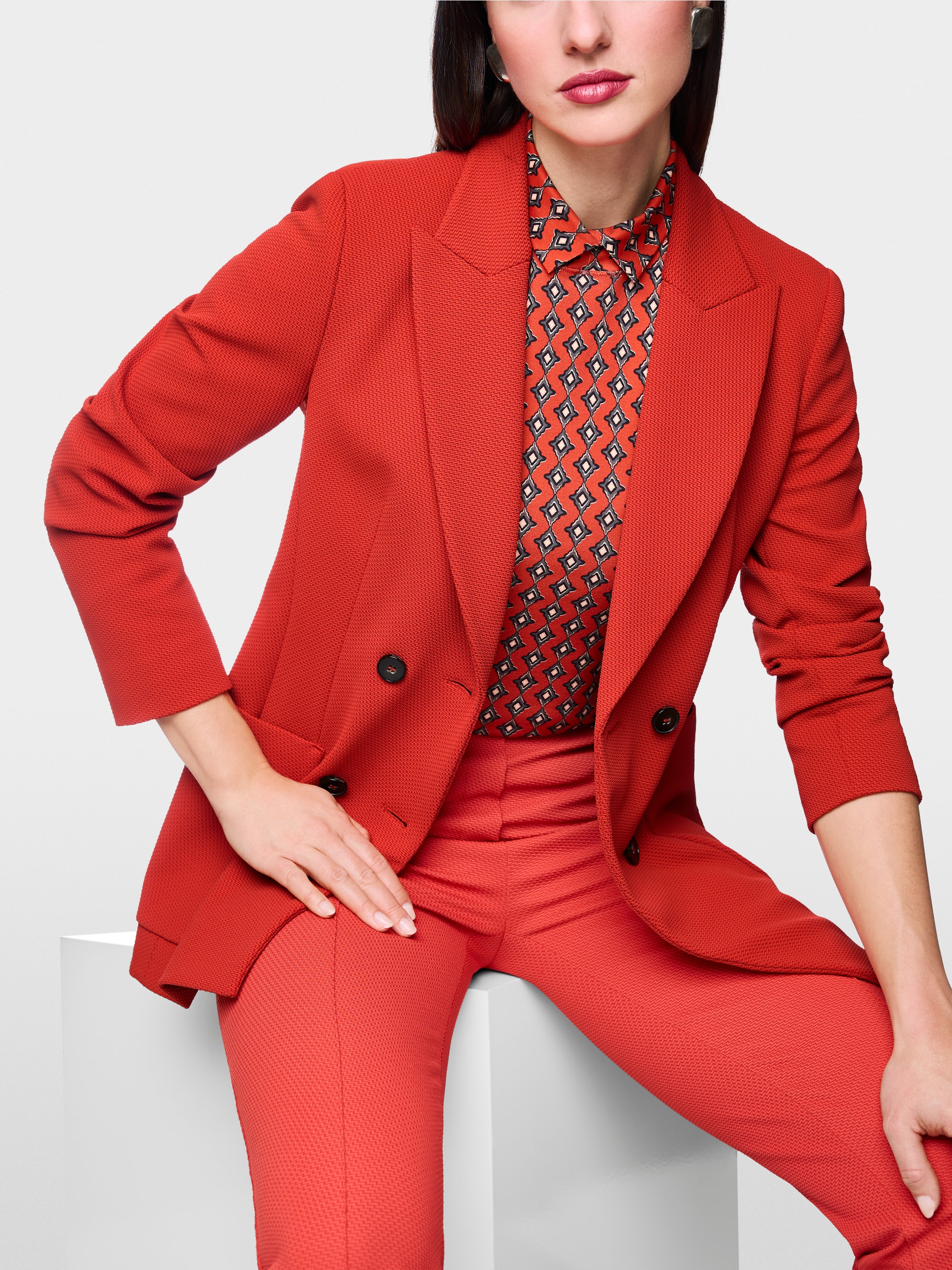 Double-breasted blazer