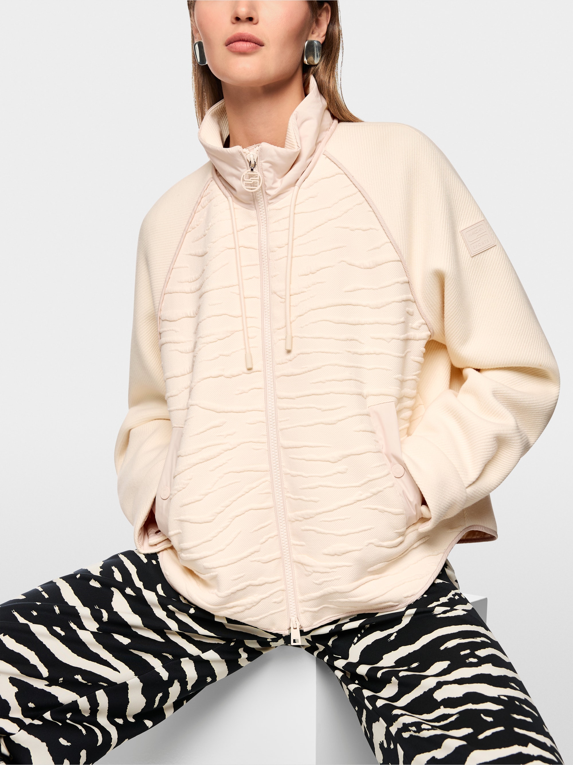 Veste à imprimé animal