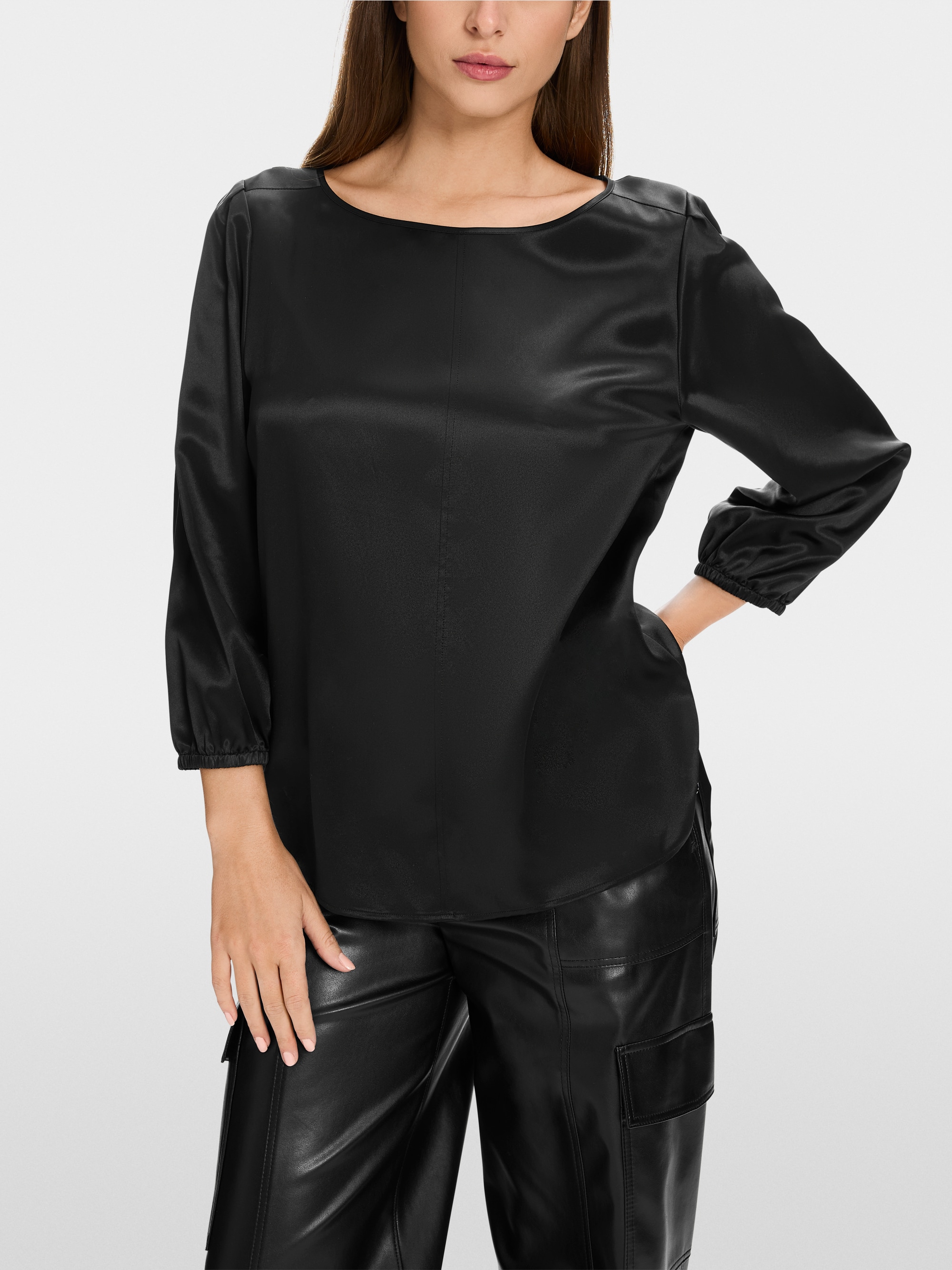 Losse zijden blouse