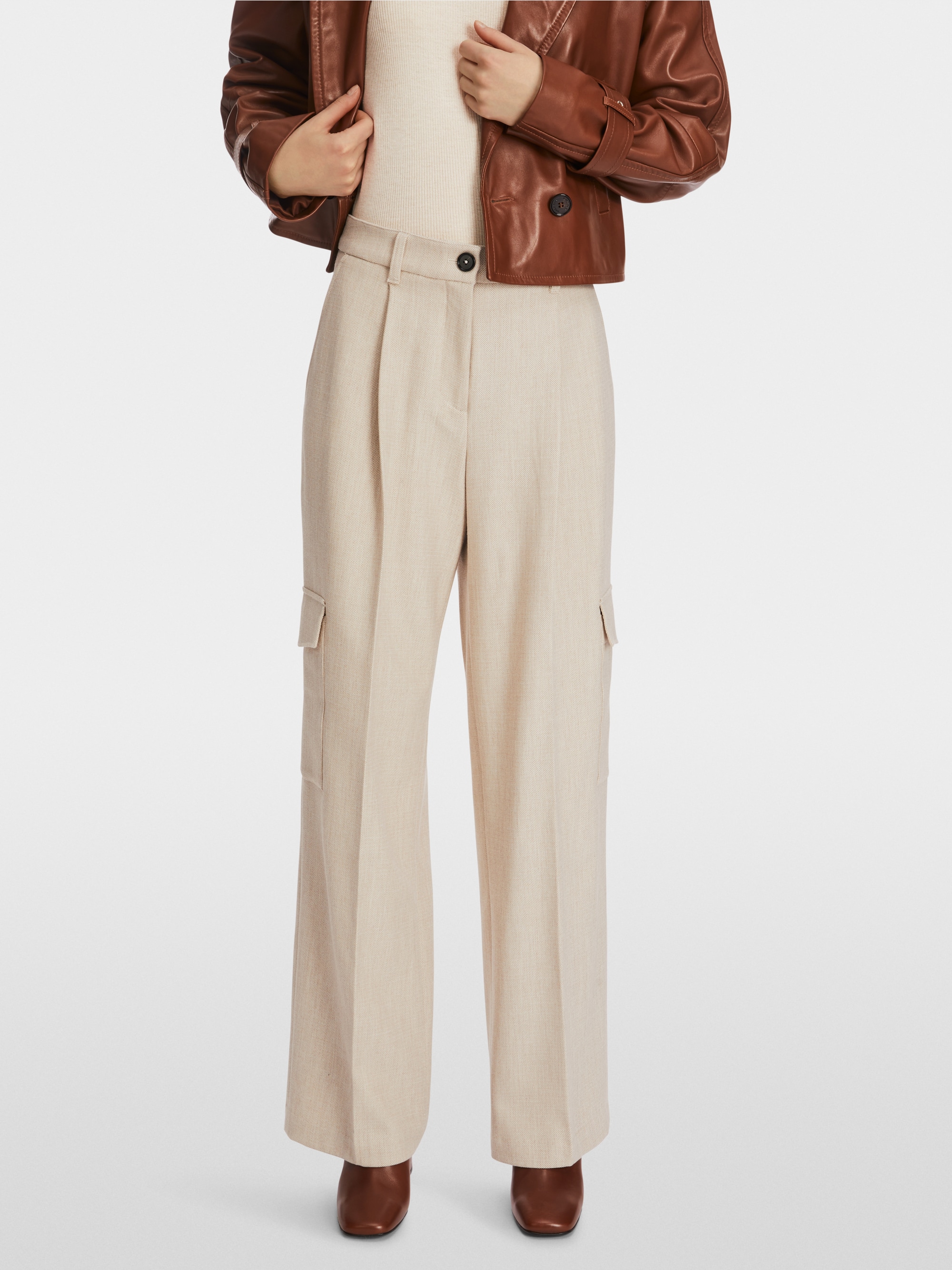 WASCO high-waist trousers