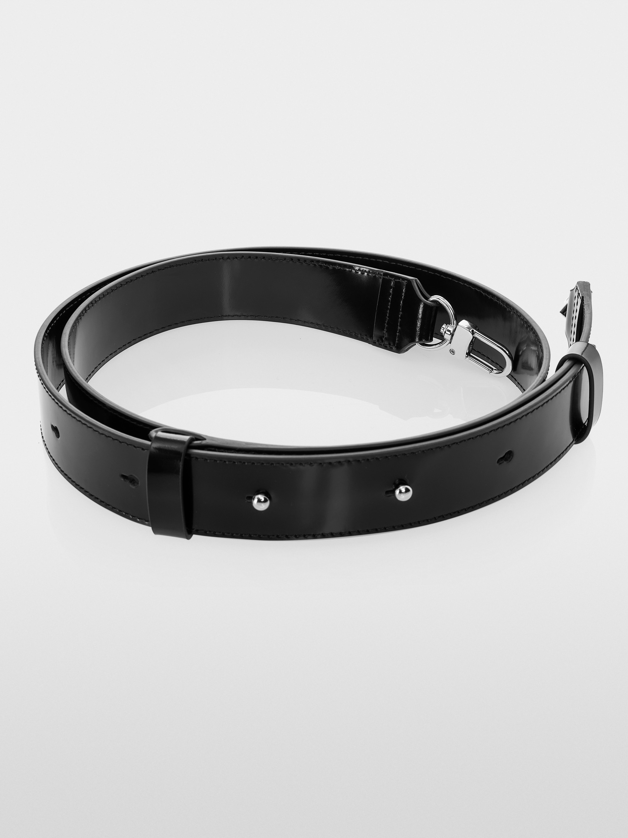 Elegante handtas met gesp met logo