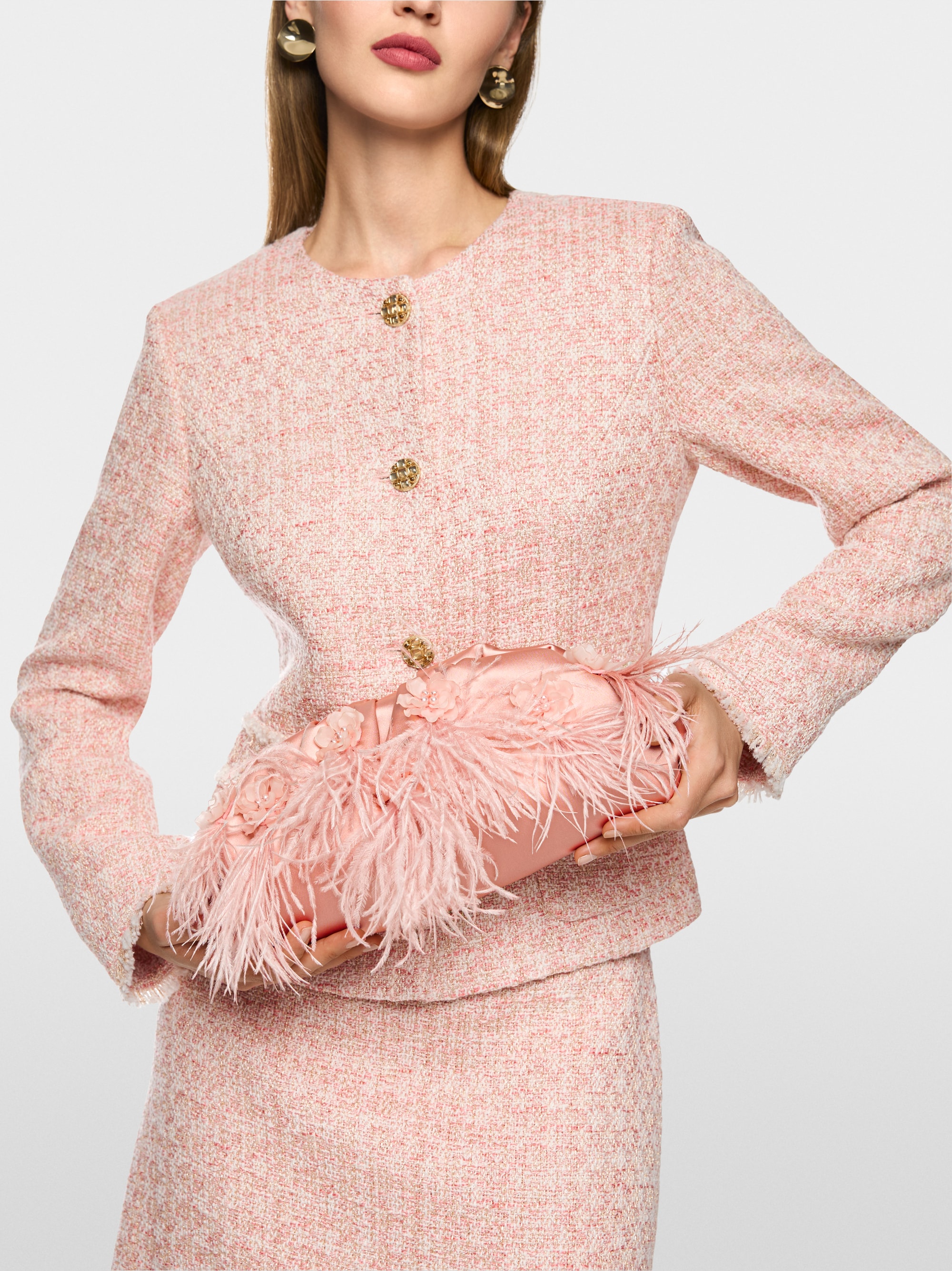 Edle Clutch mit Federn