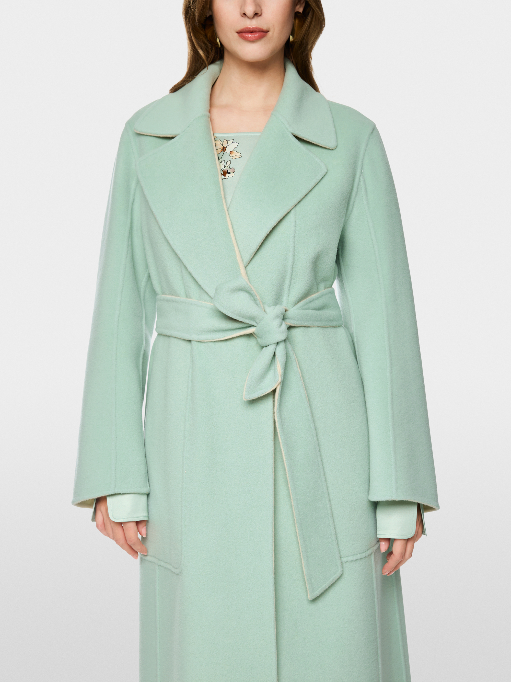 Luxurious reversible wool coat