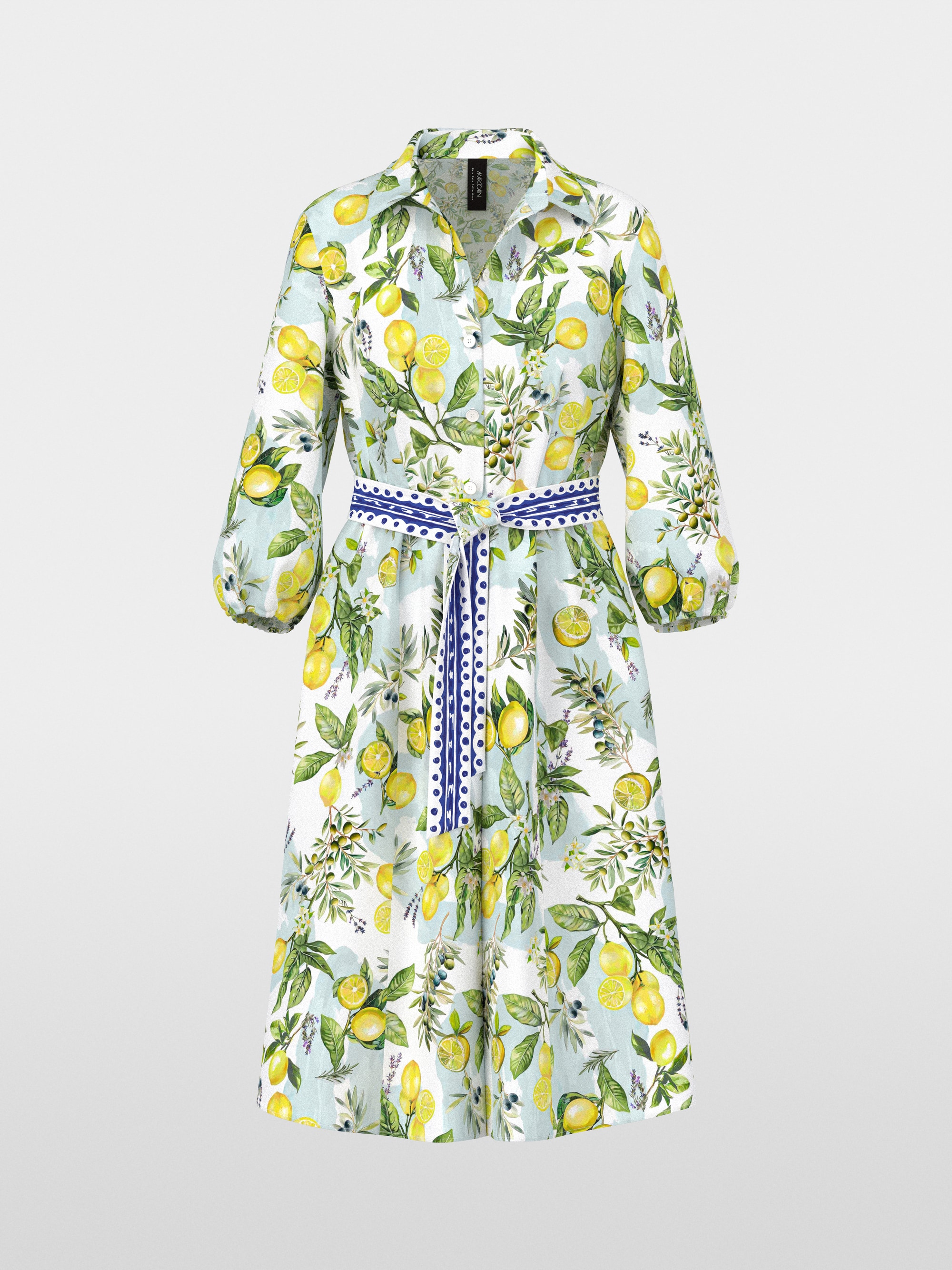 Midi cotton print dress