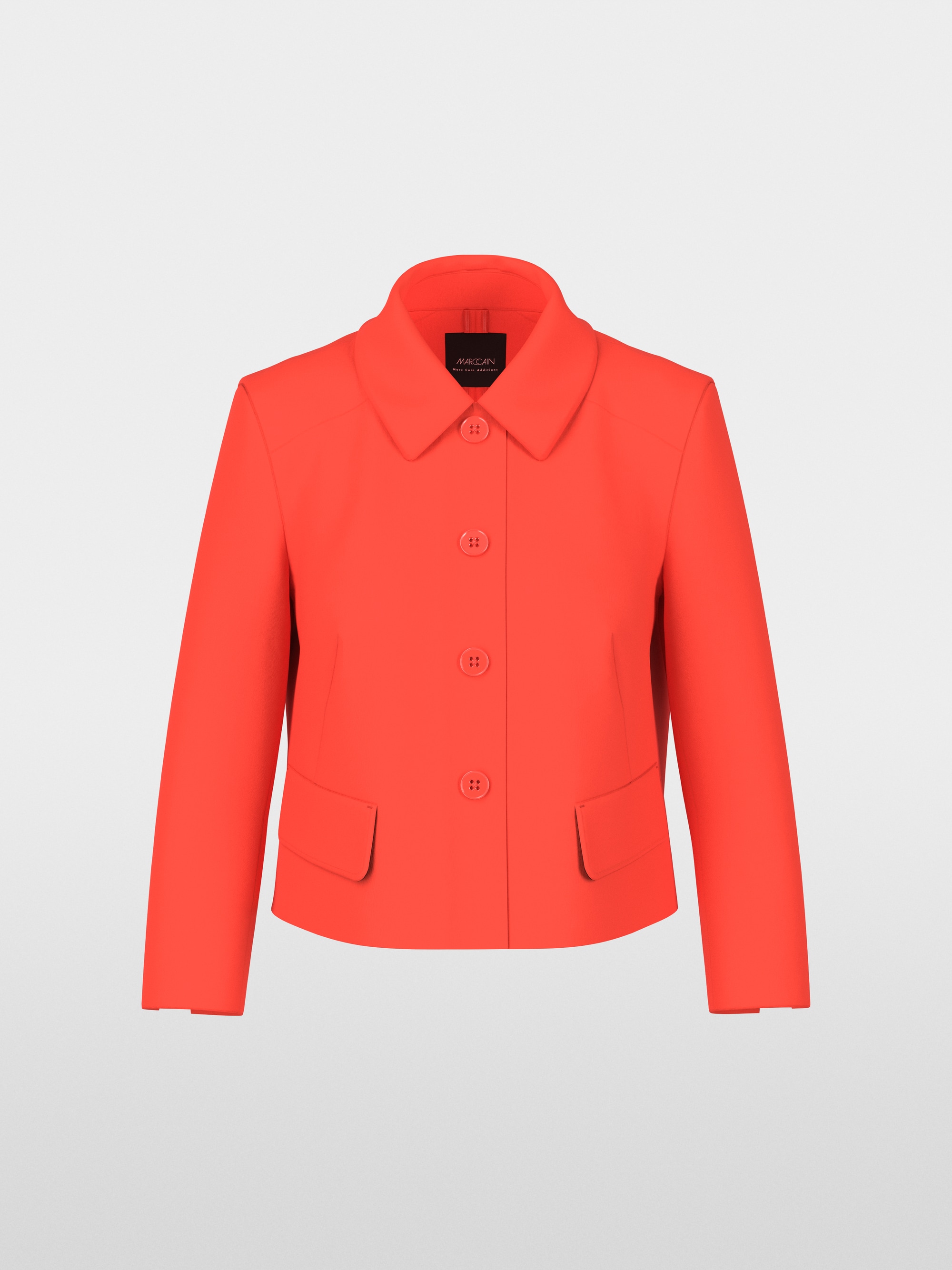 Short jacket with Kent collar