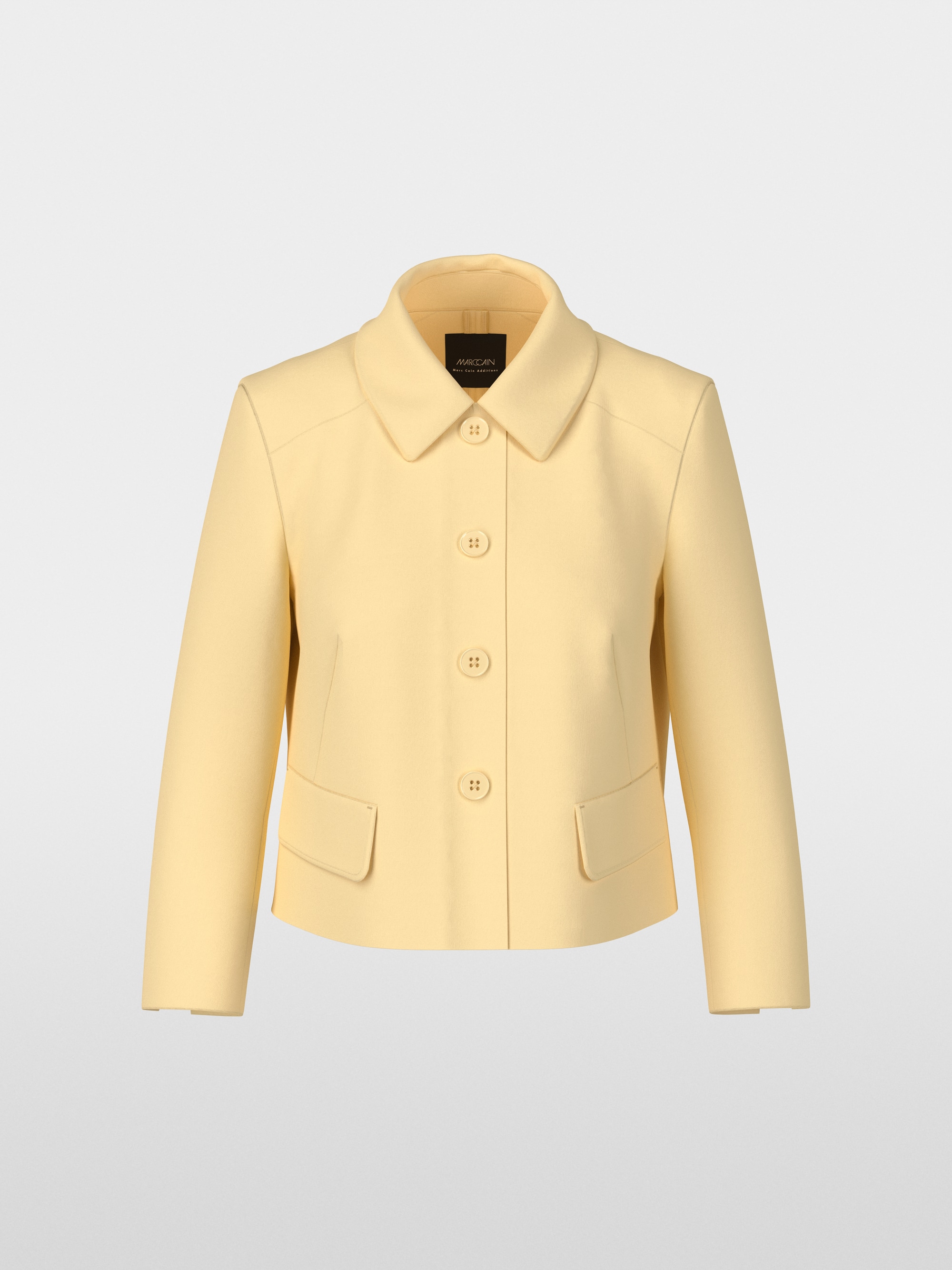 Veste courte avec col Kent