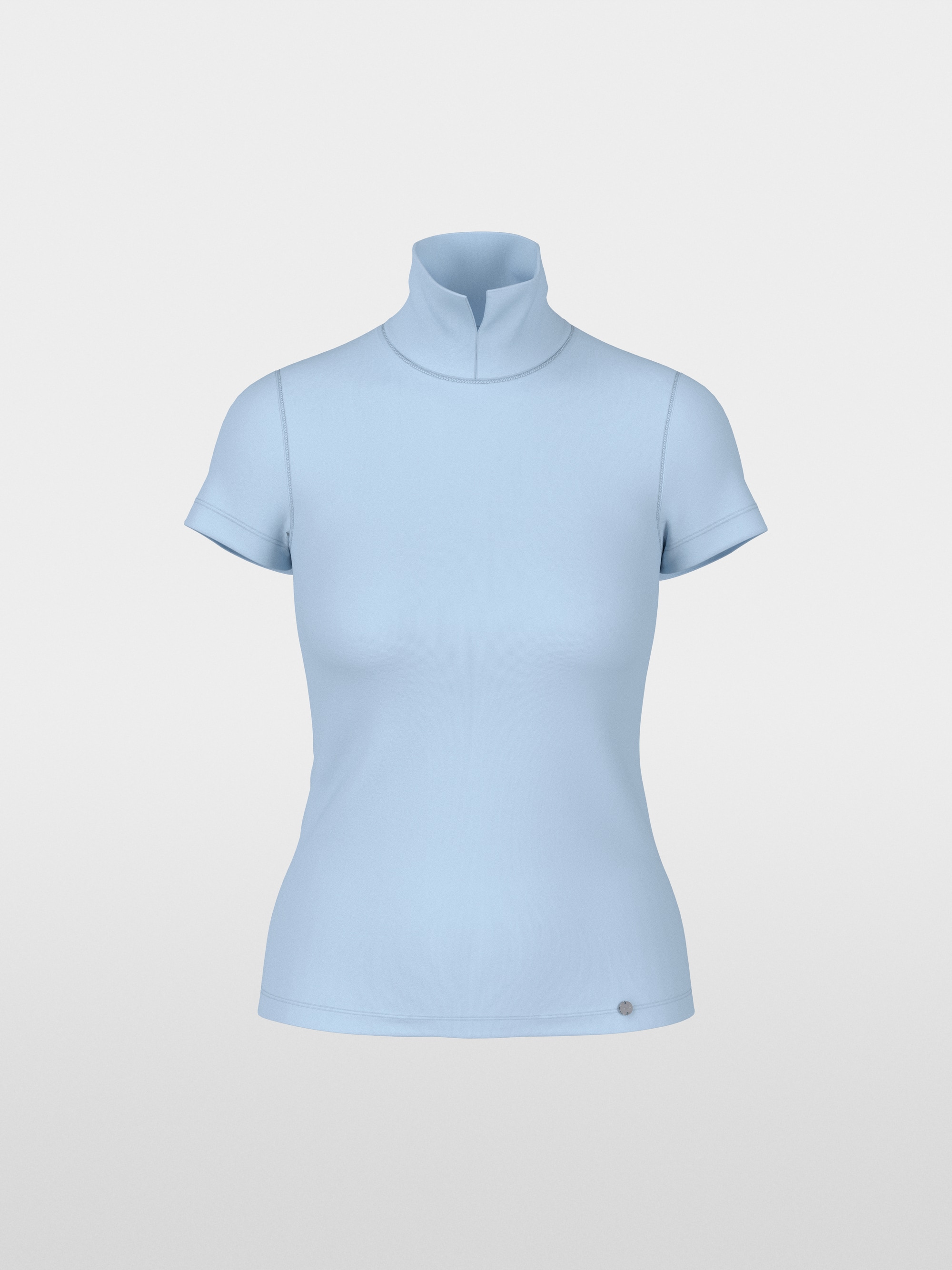 Plain T-shirt with short sleeves