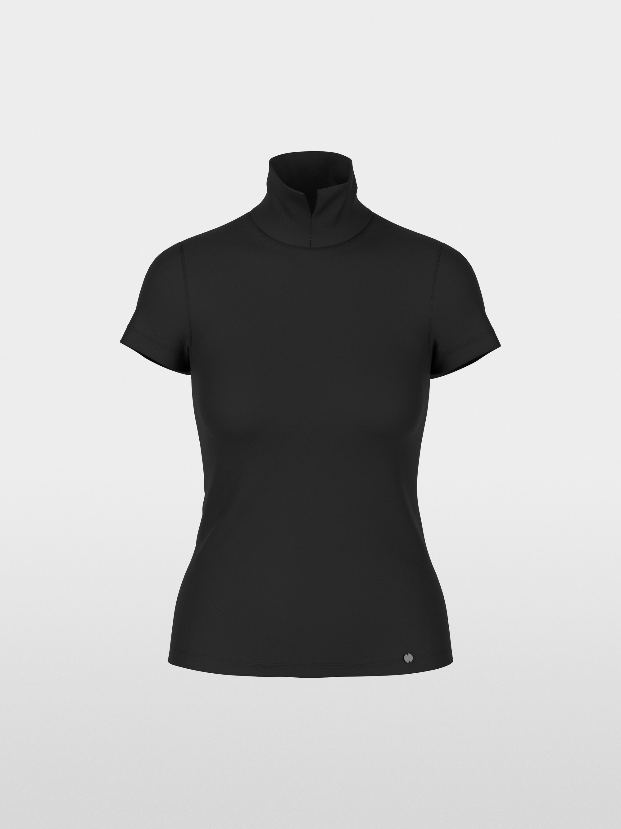 Plain T-shirt with short sleeves