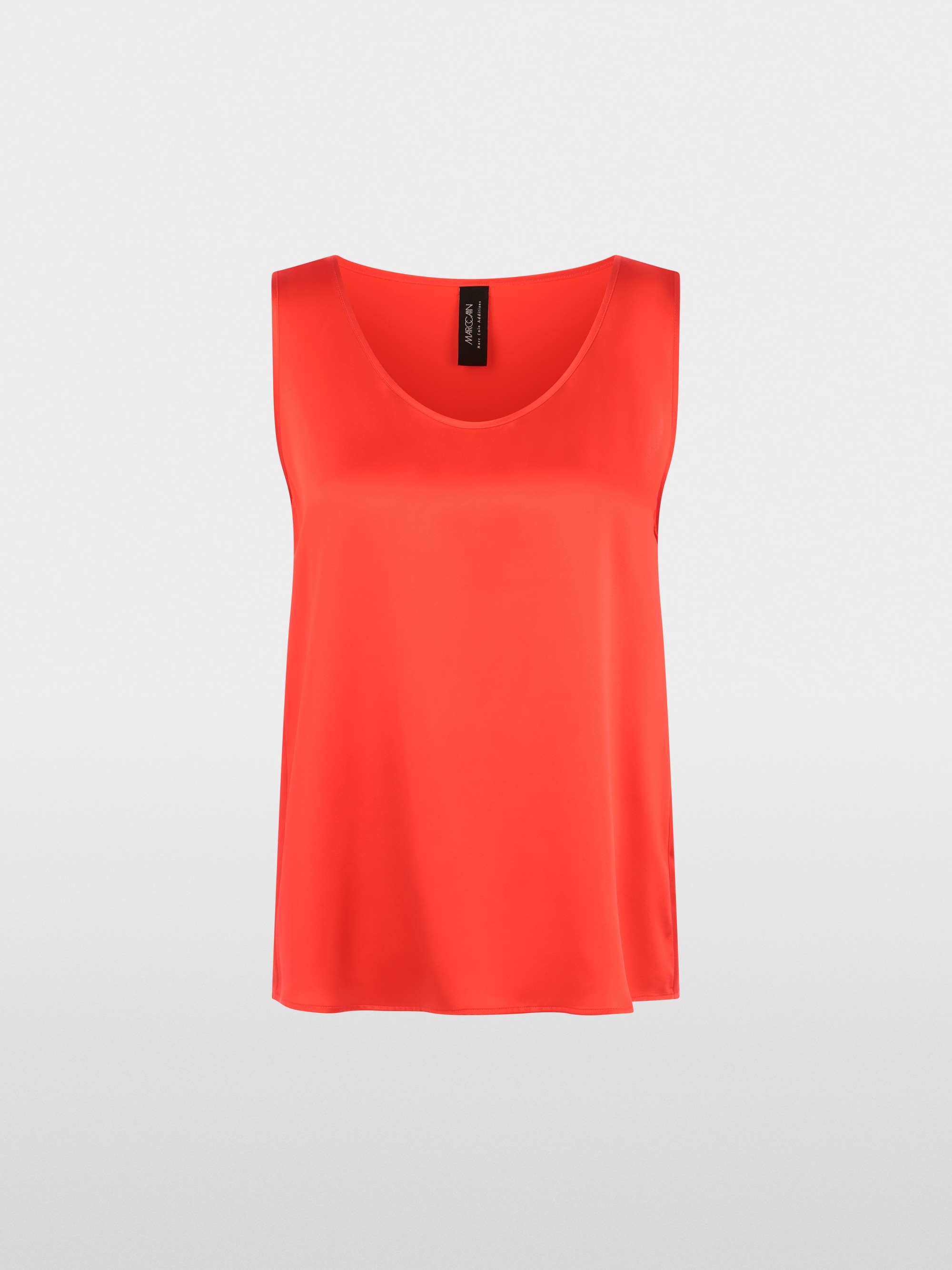 Silk Top with Round Neckline