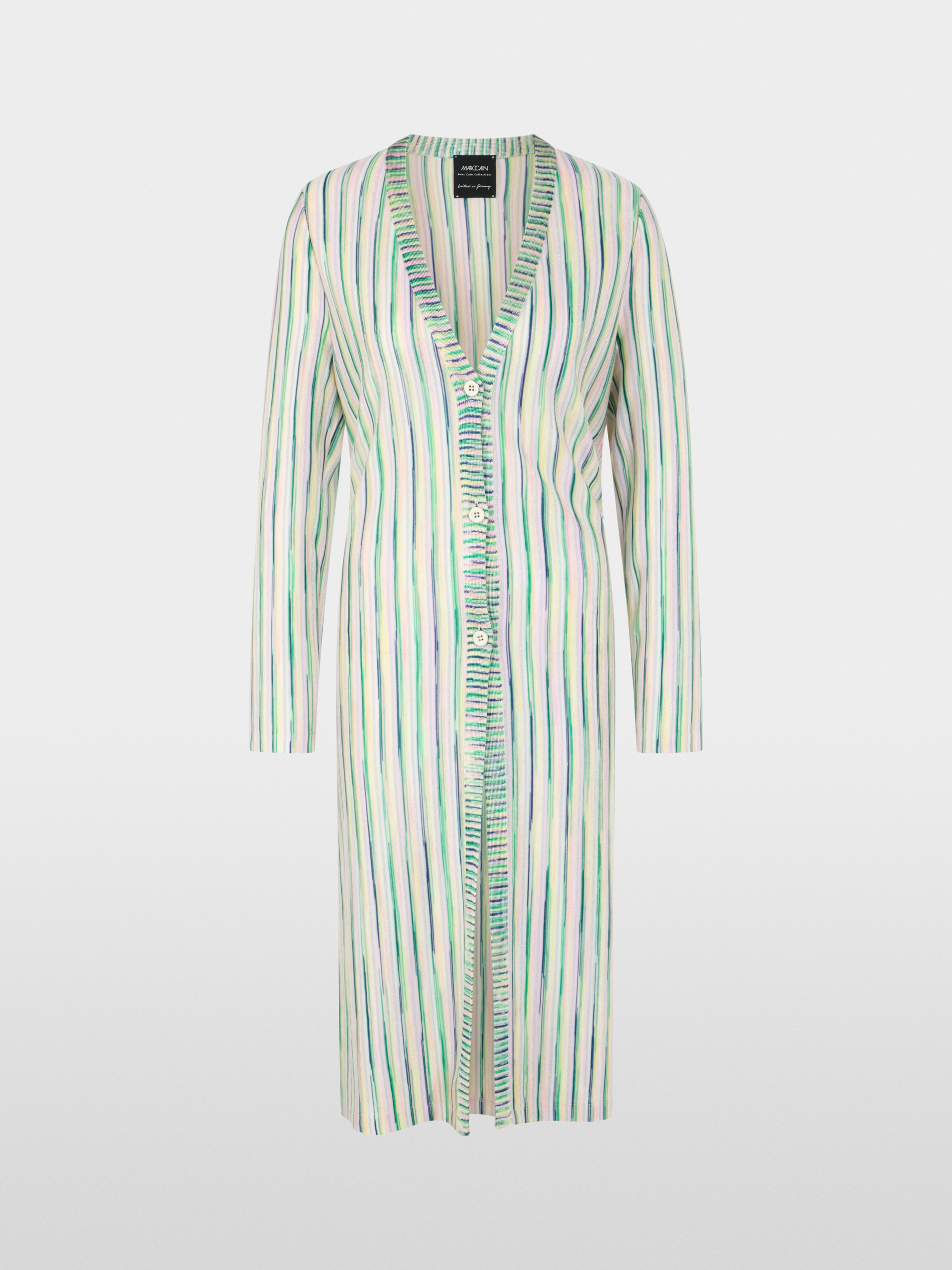 ‘Knitted in Germany’ long coat