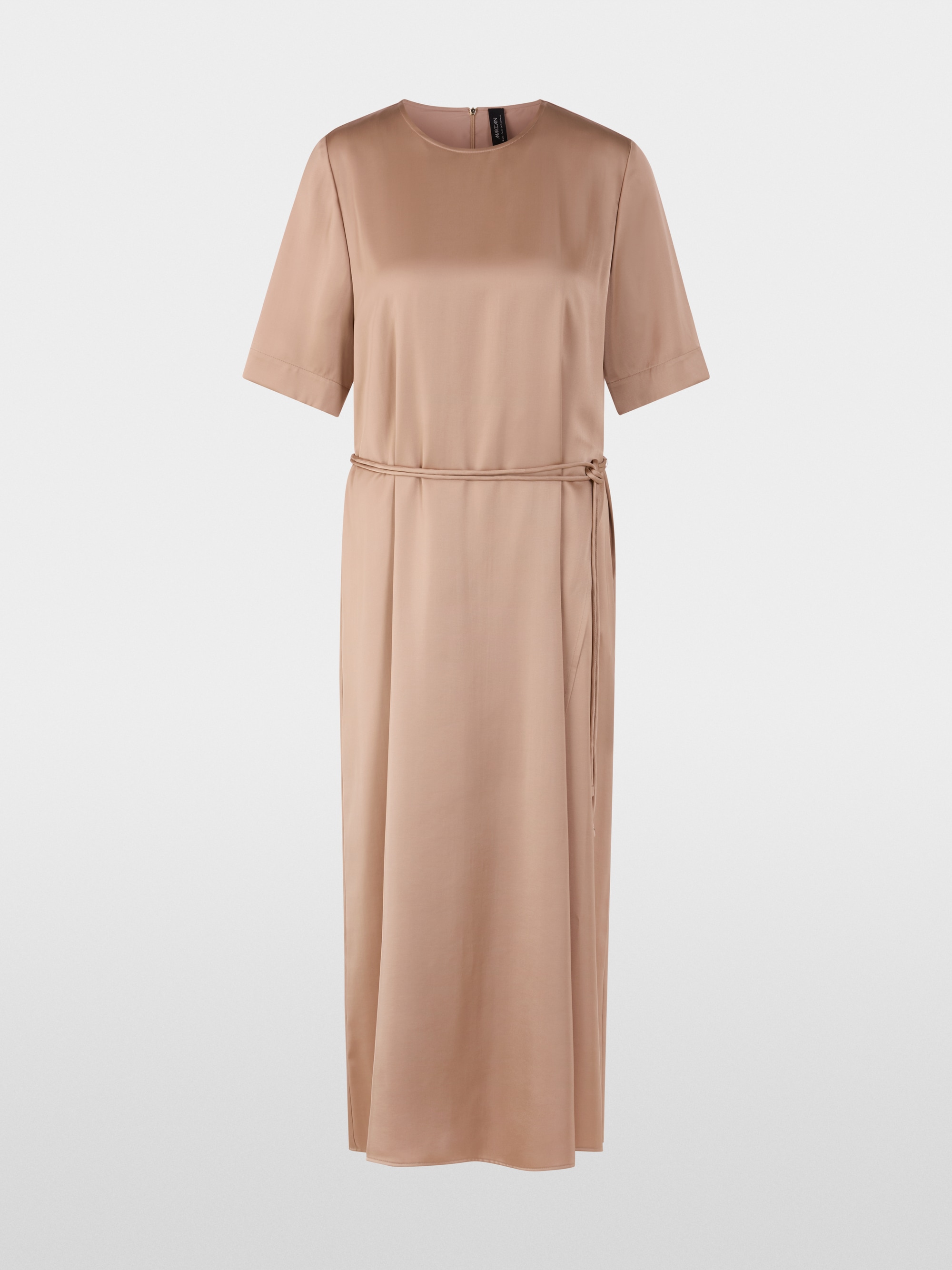 Robe midi en satin