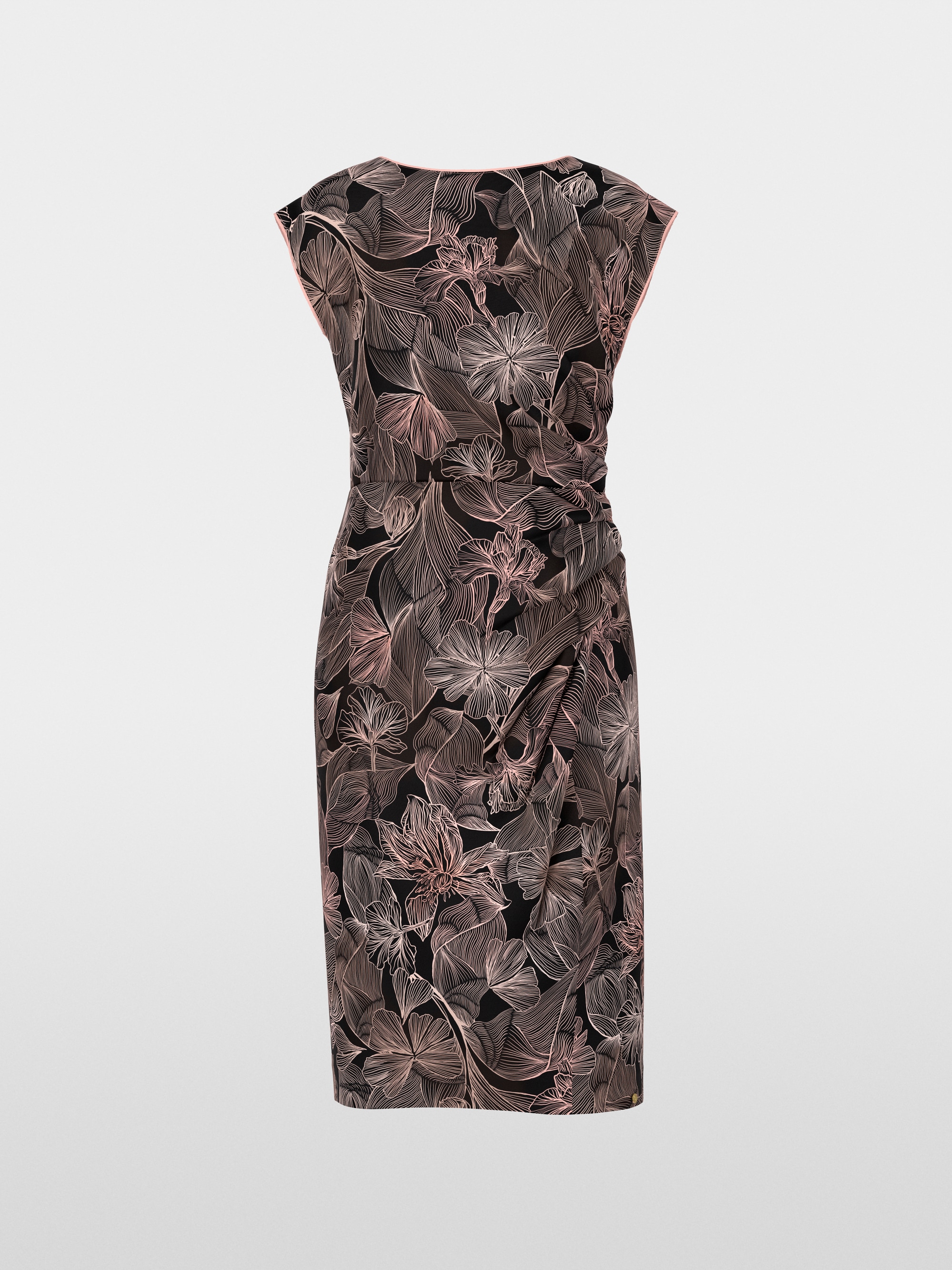 Elegant cocktail dress with floral print