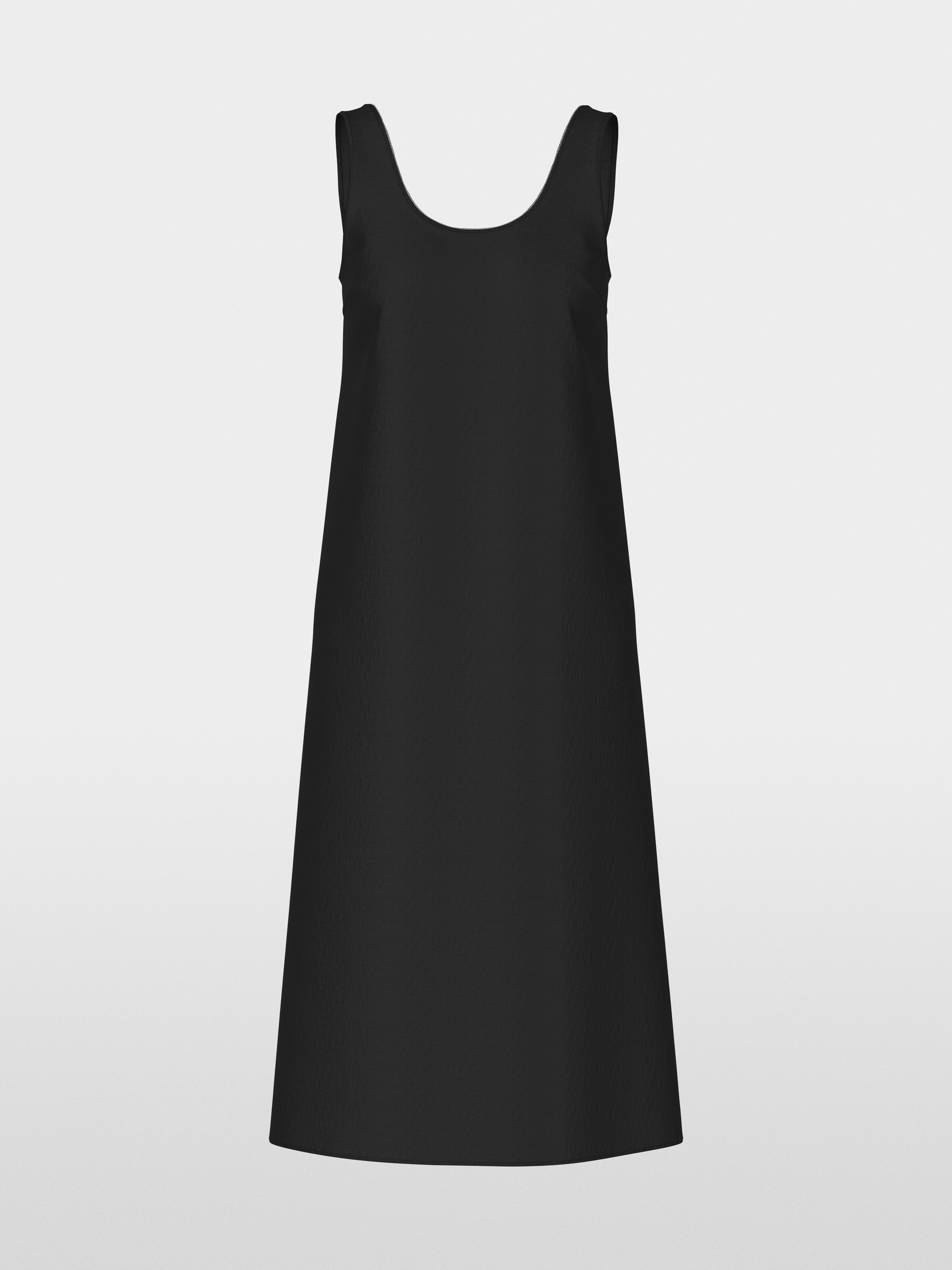 Mid-length satin strap dress