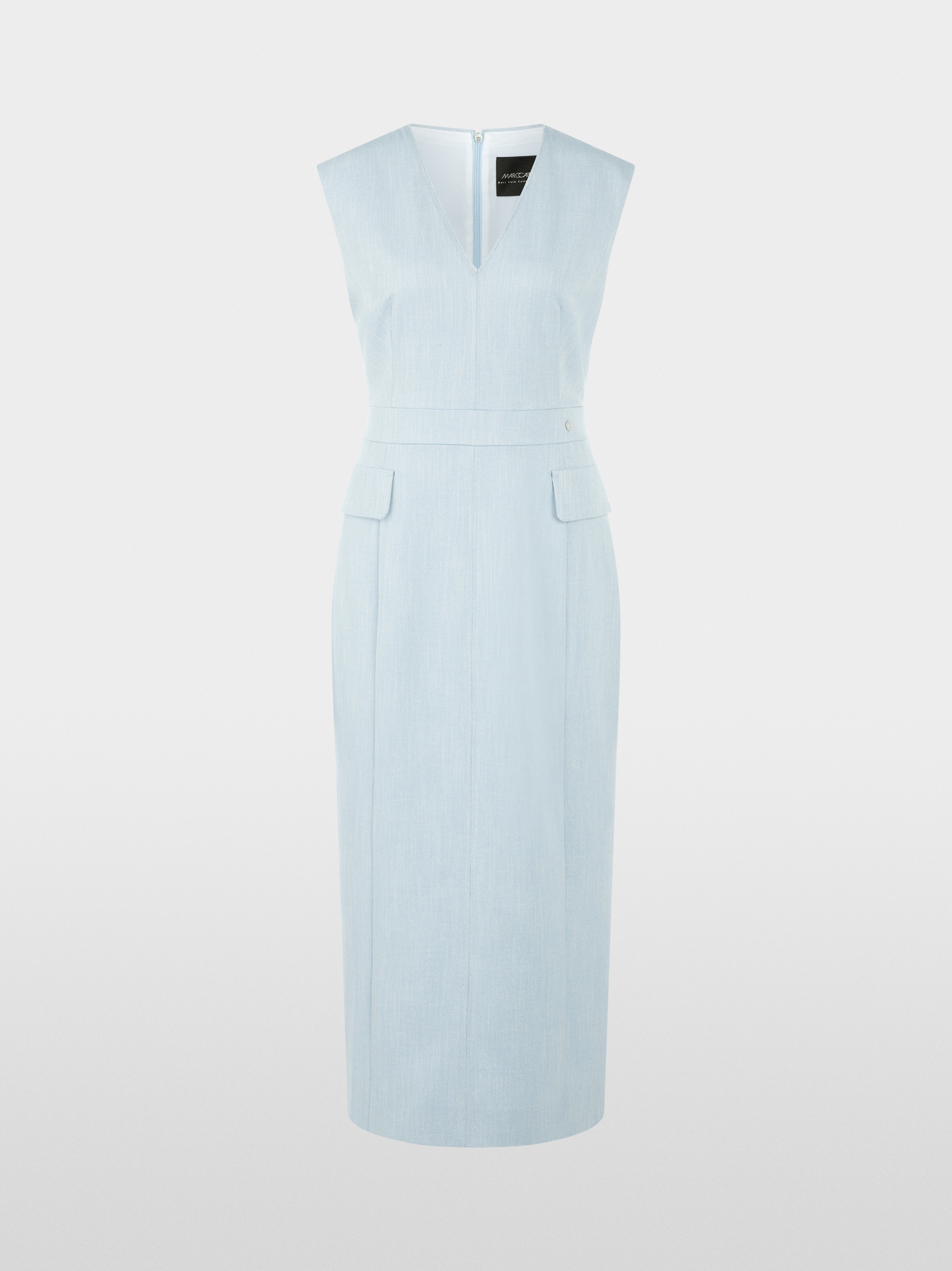 Elegant midi shift dress