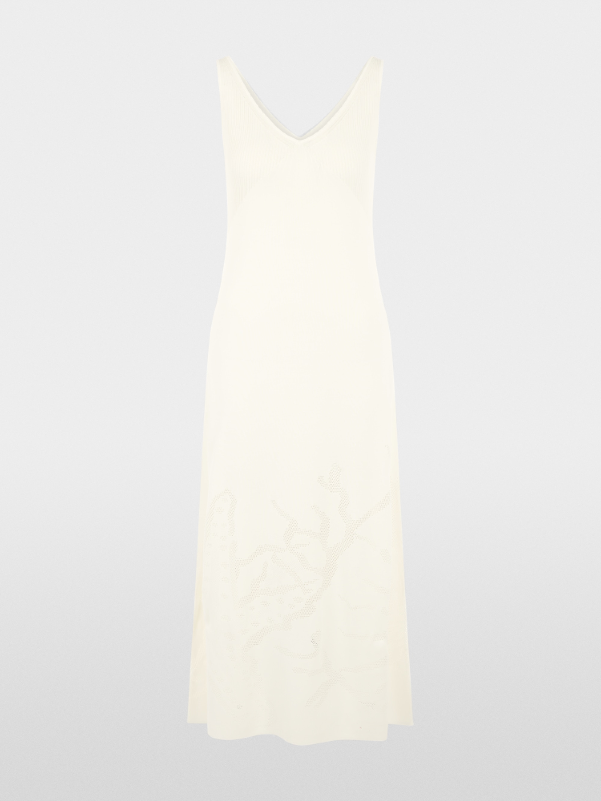 Fine-knit maxi dress in viscose