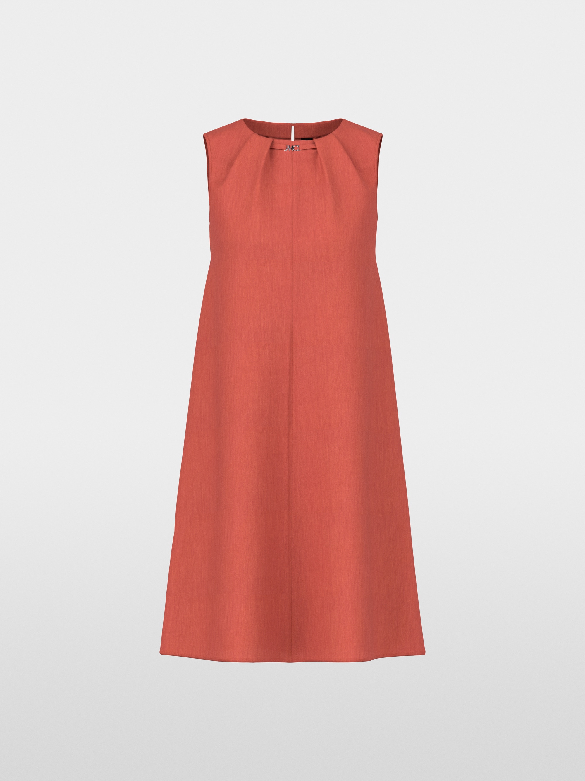Linen-viscose blend dress