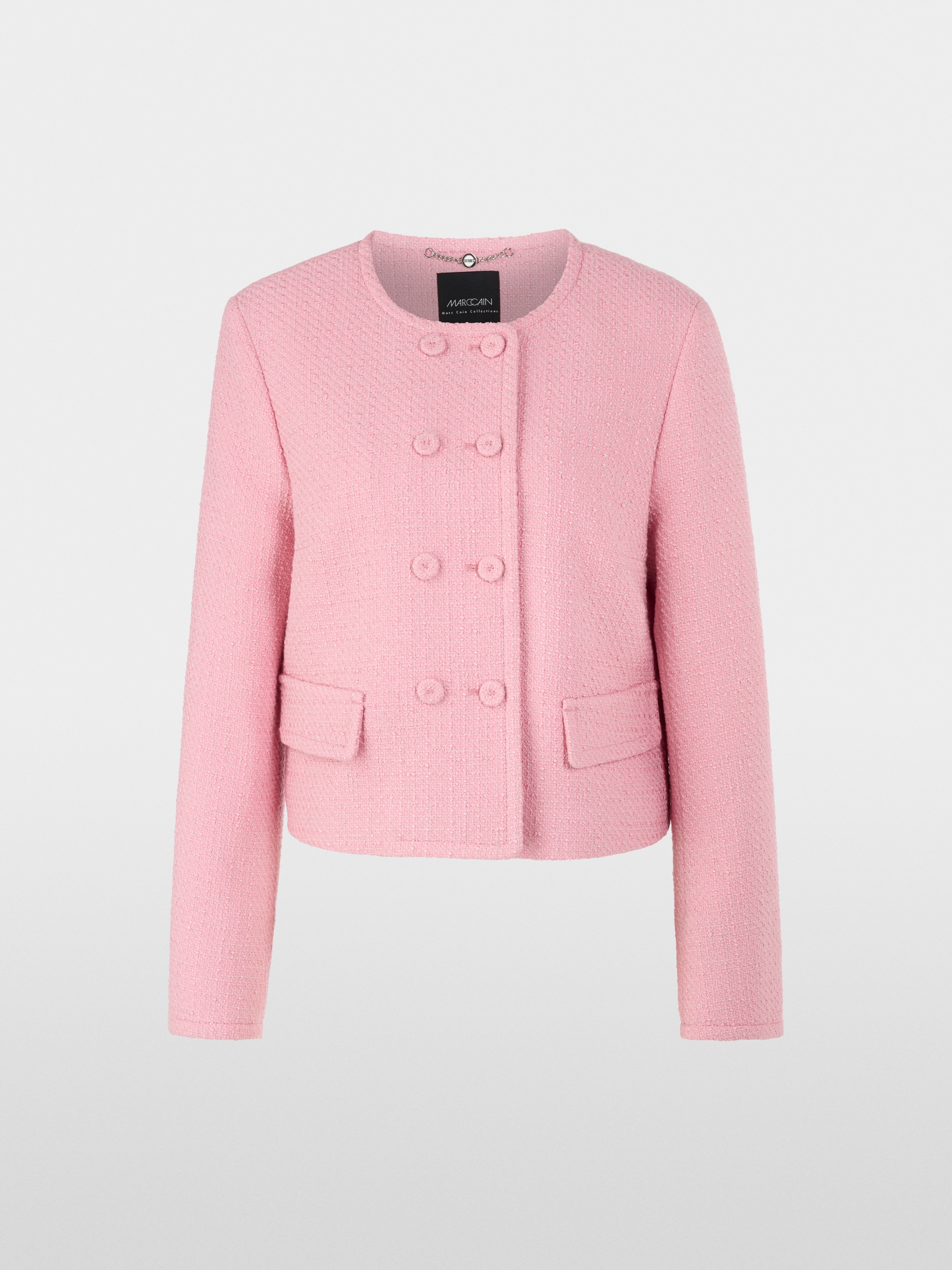 Veste couture en coton mélangé