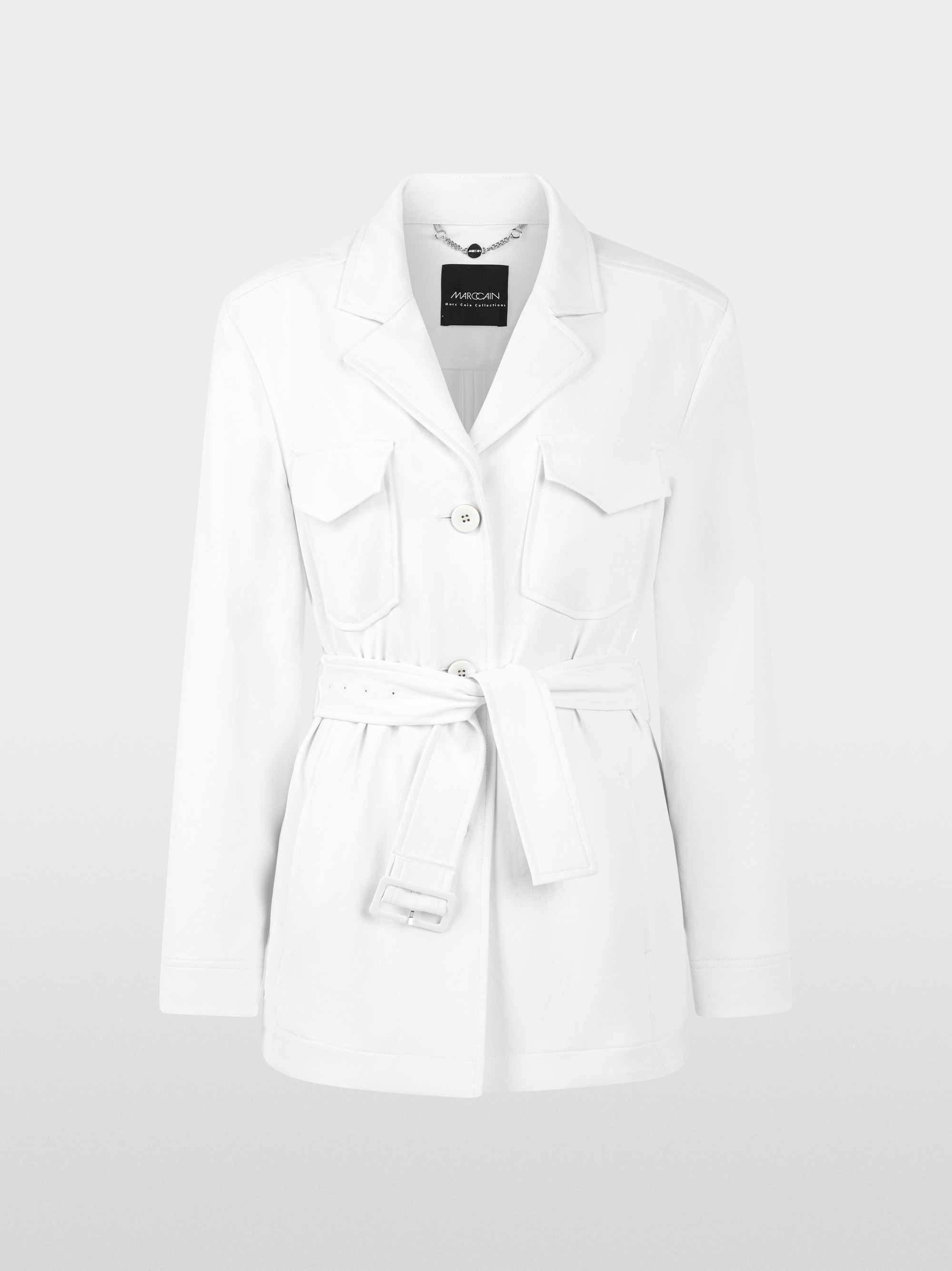 Veste caban avec ceinture