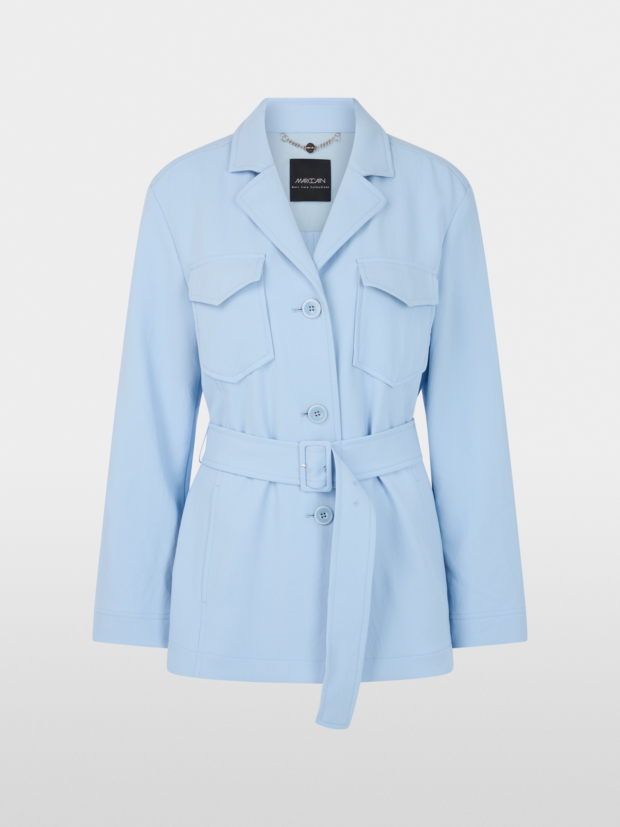 Veste caban avec ceinture