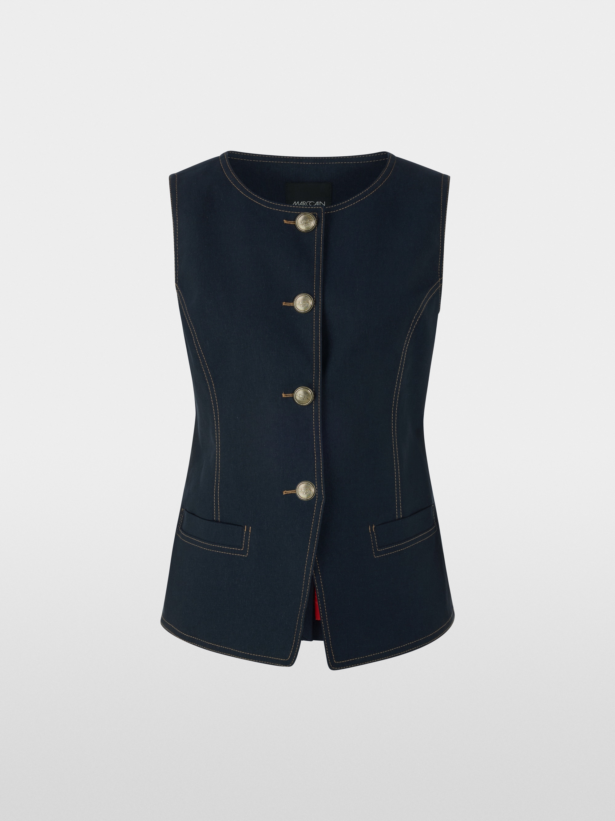 Weste in Denim-Optik