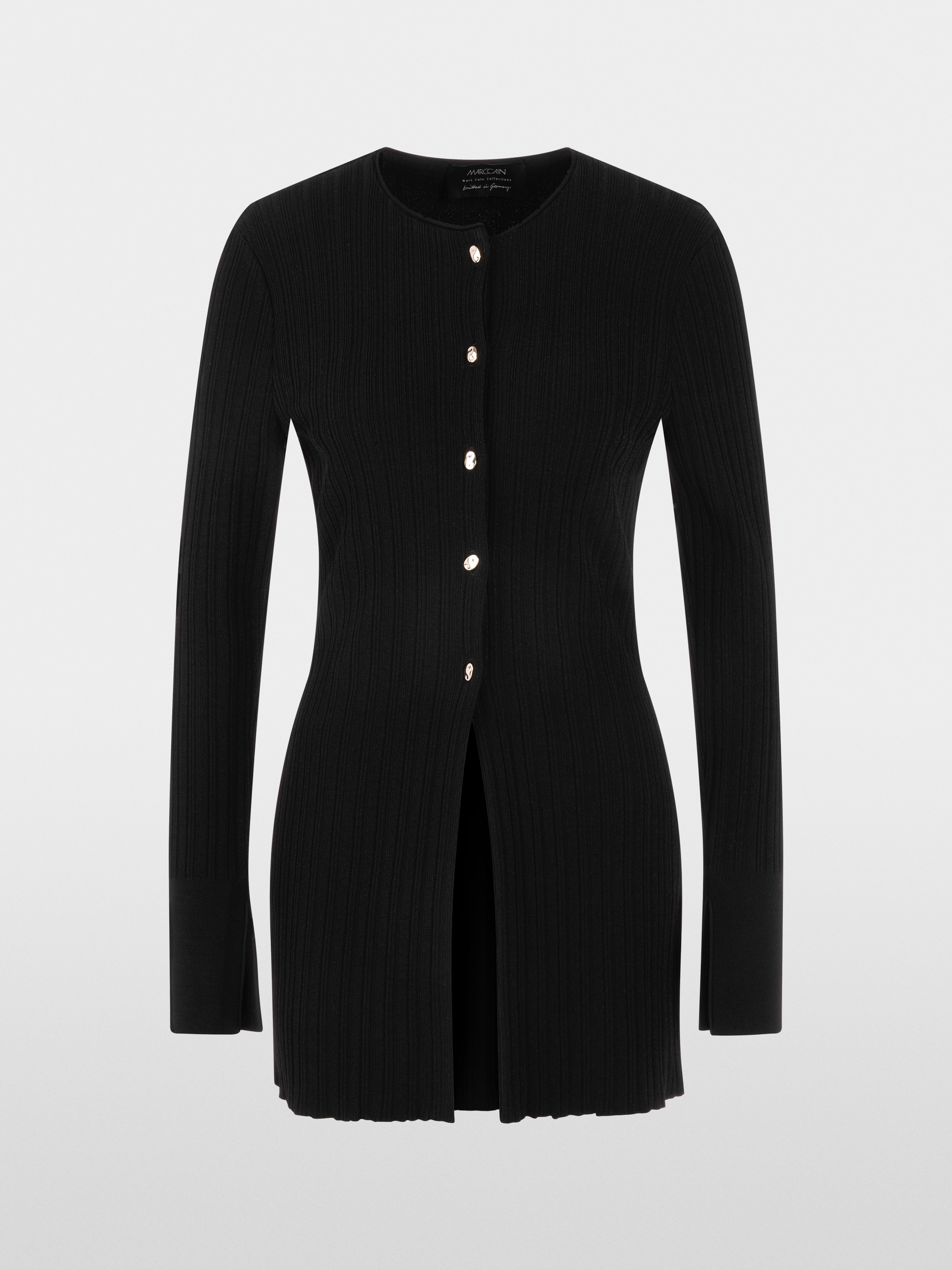 Cardigan en maille côtelée « Rethink Together »