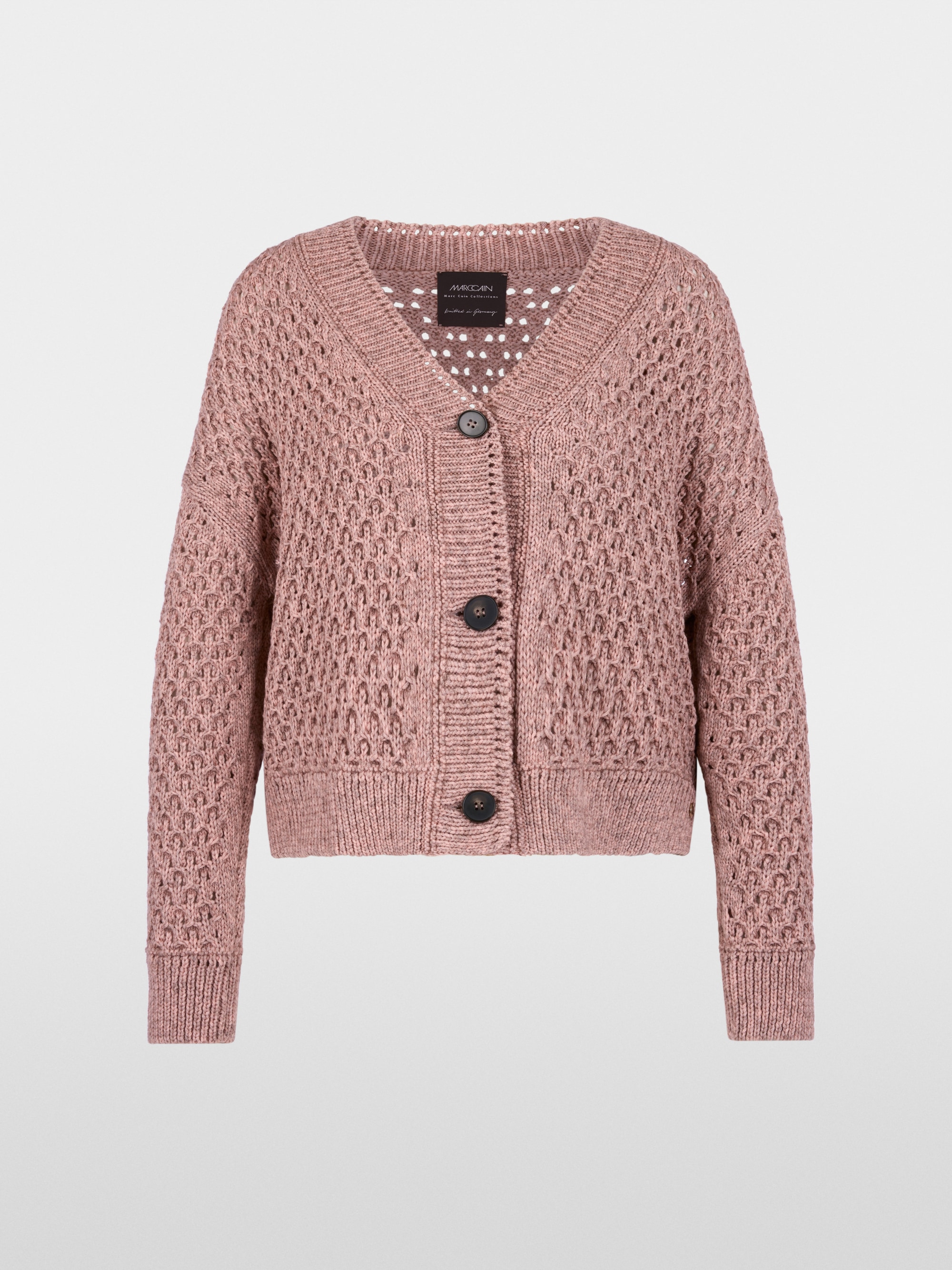 Ajour cardigan Knitted in Germany