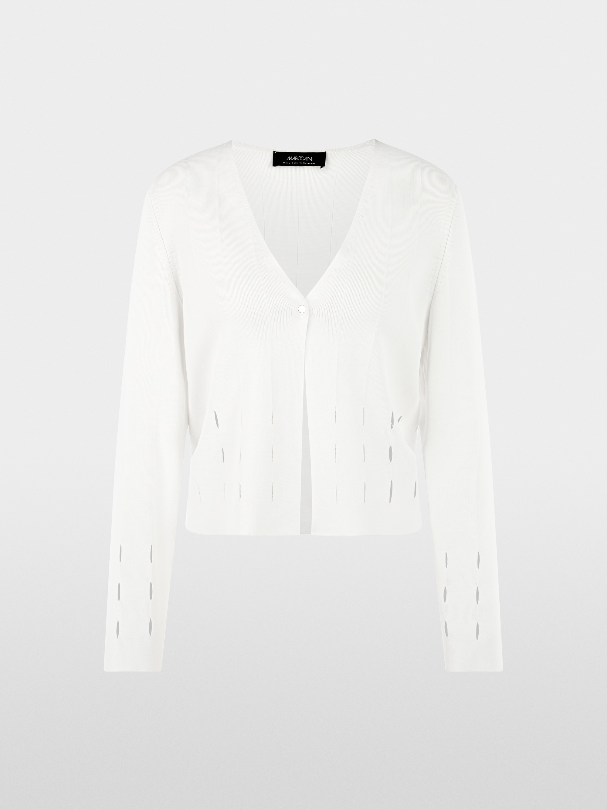 Cardigan with cut-out details