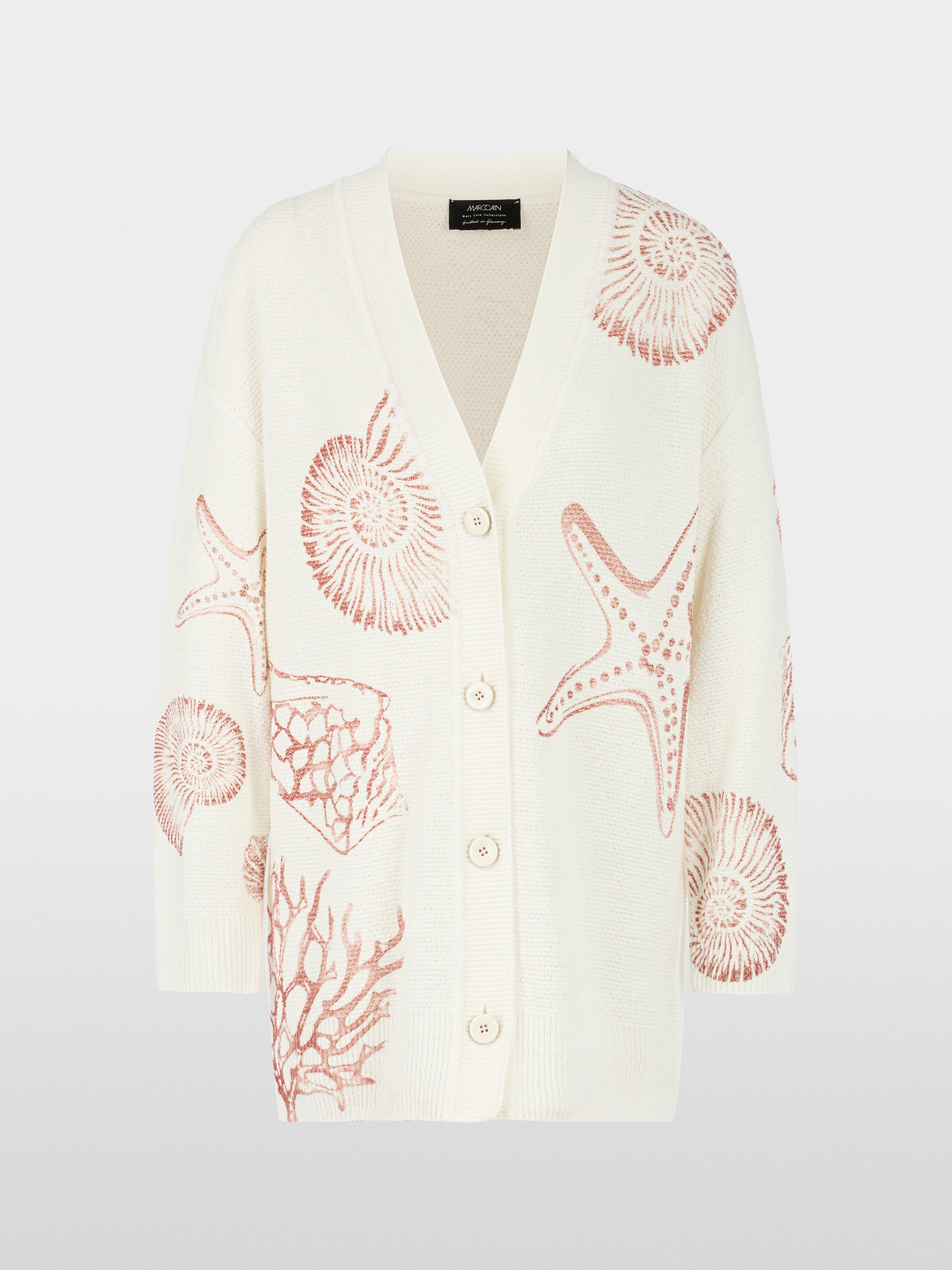 Long cardigan tricoté en Allemagne