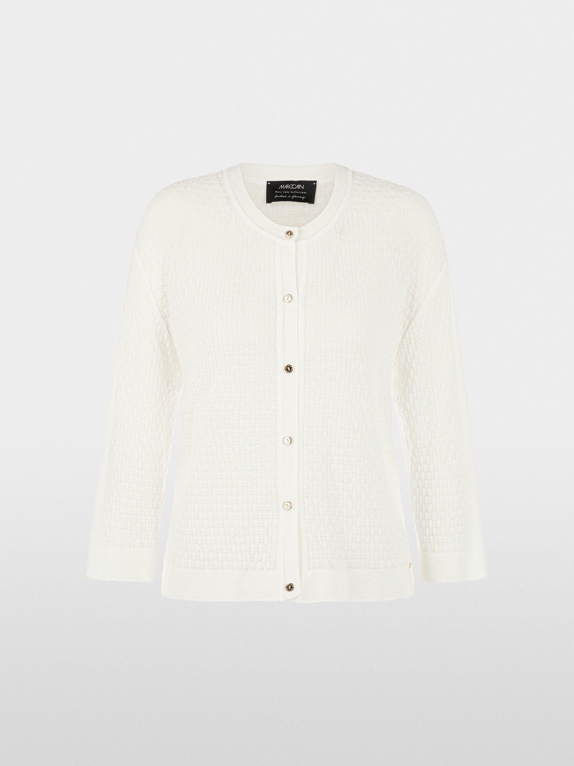 ‘Knitted in Germany’ textured cardigan