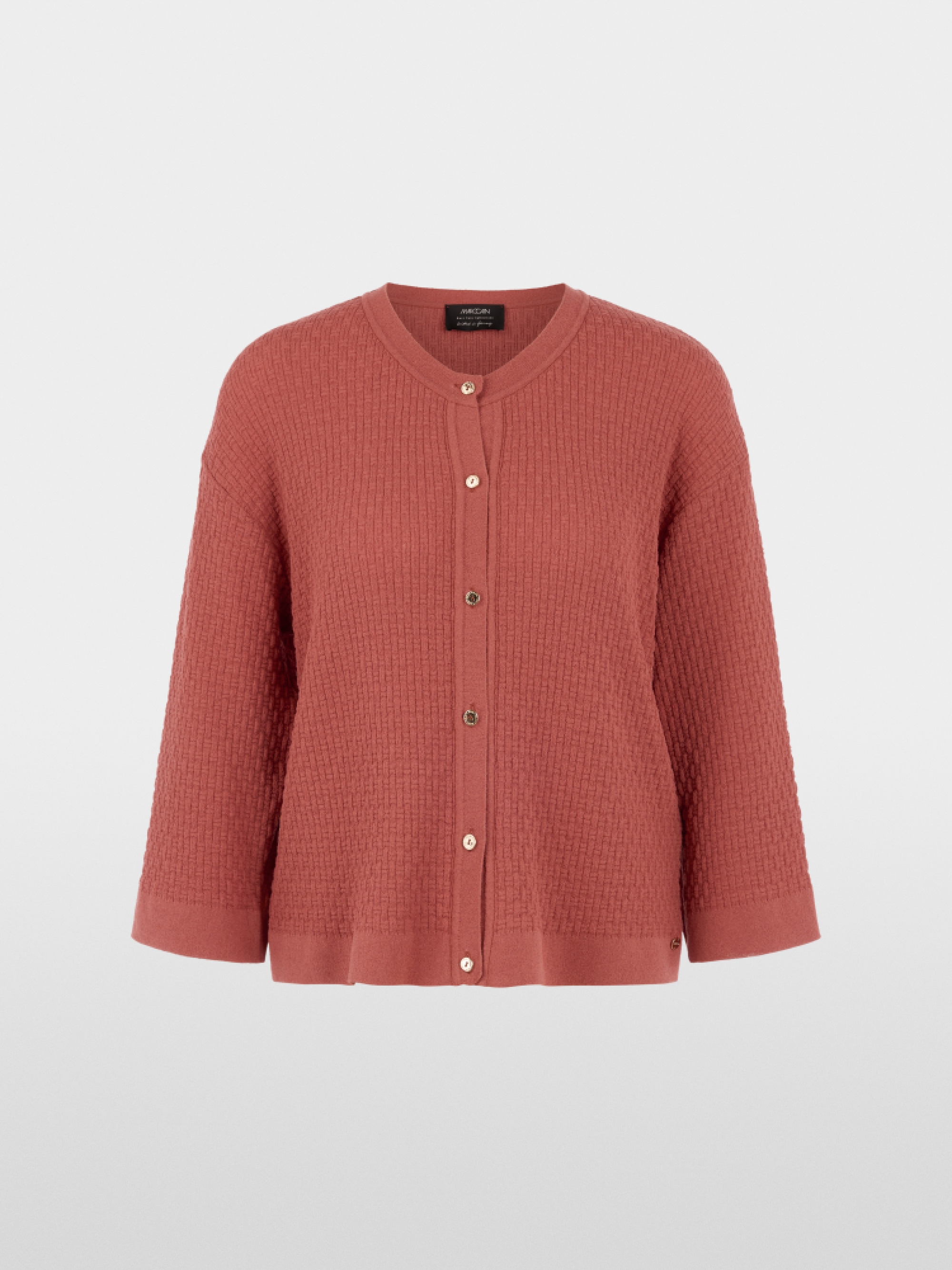 ‘Knitted in Germany’ textured cardigan