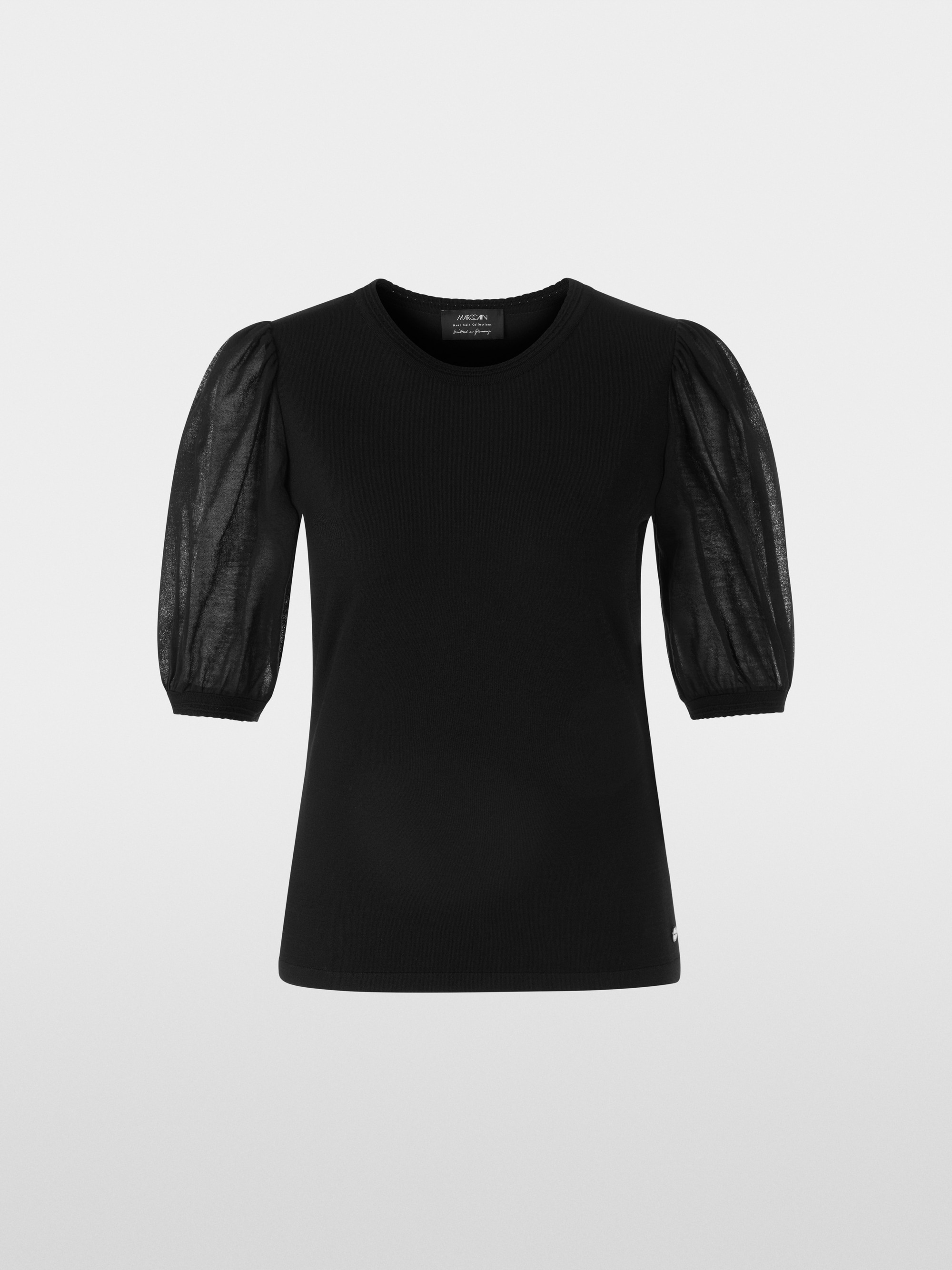 ‘Knitted in Germany’ half-sleeve jumper