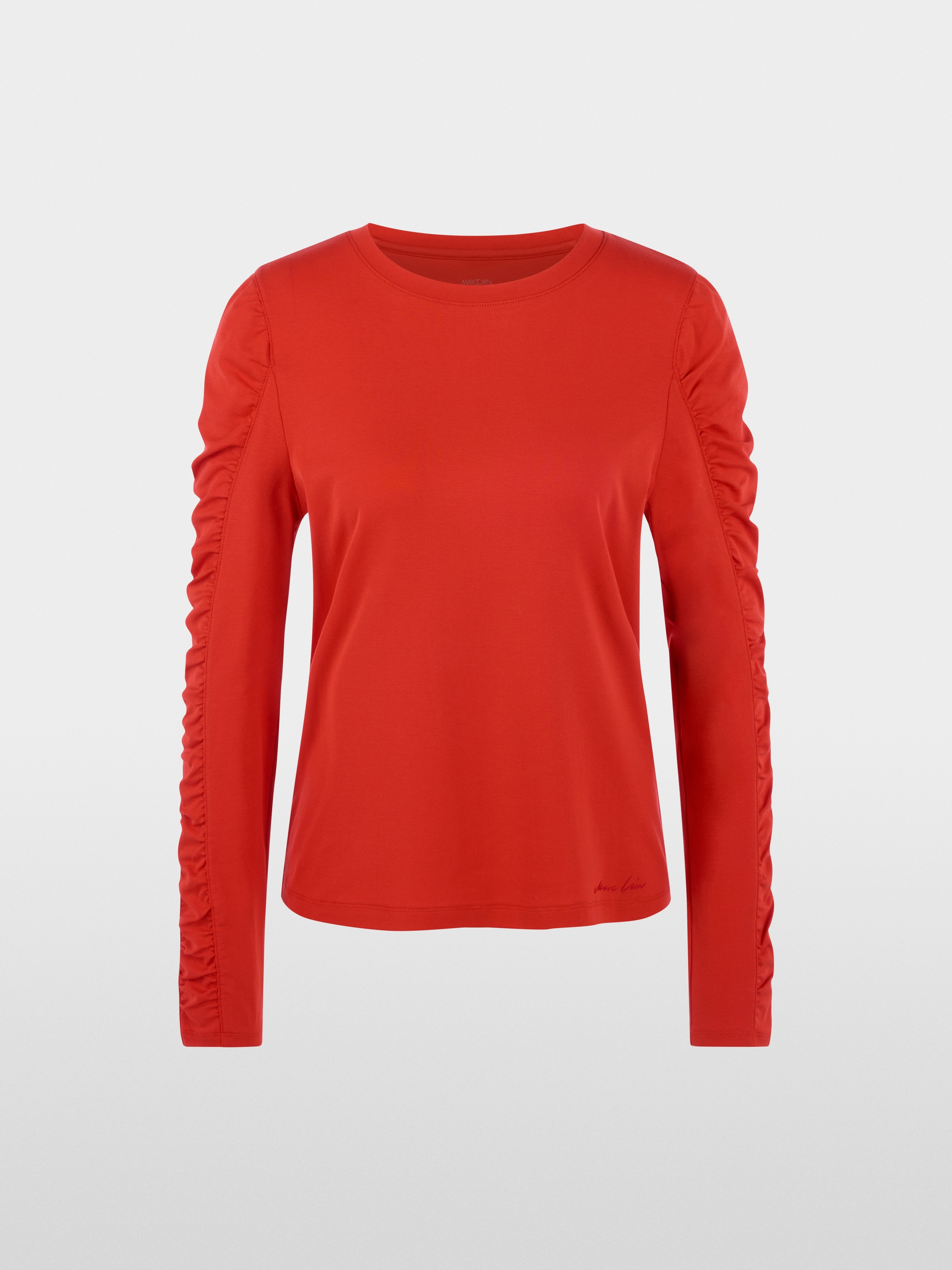 T-shirt à manches longues avec fronces