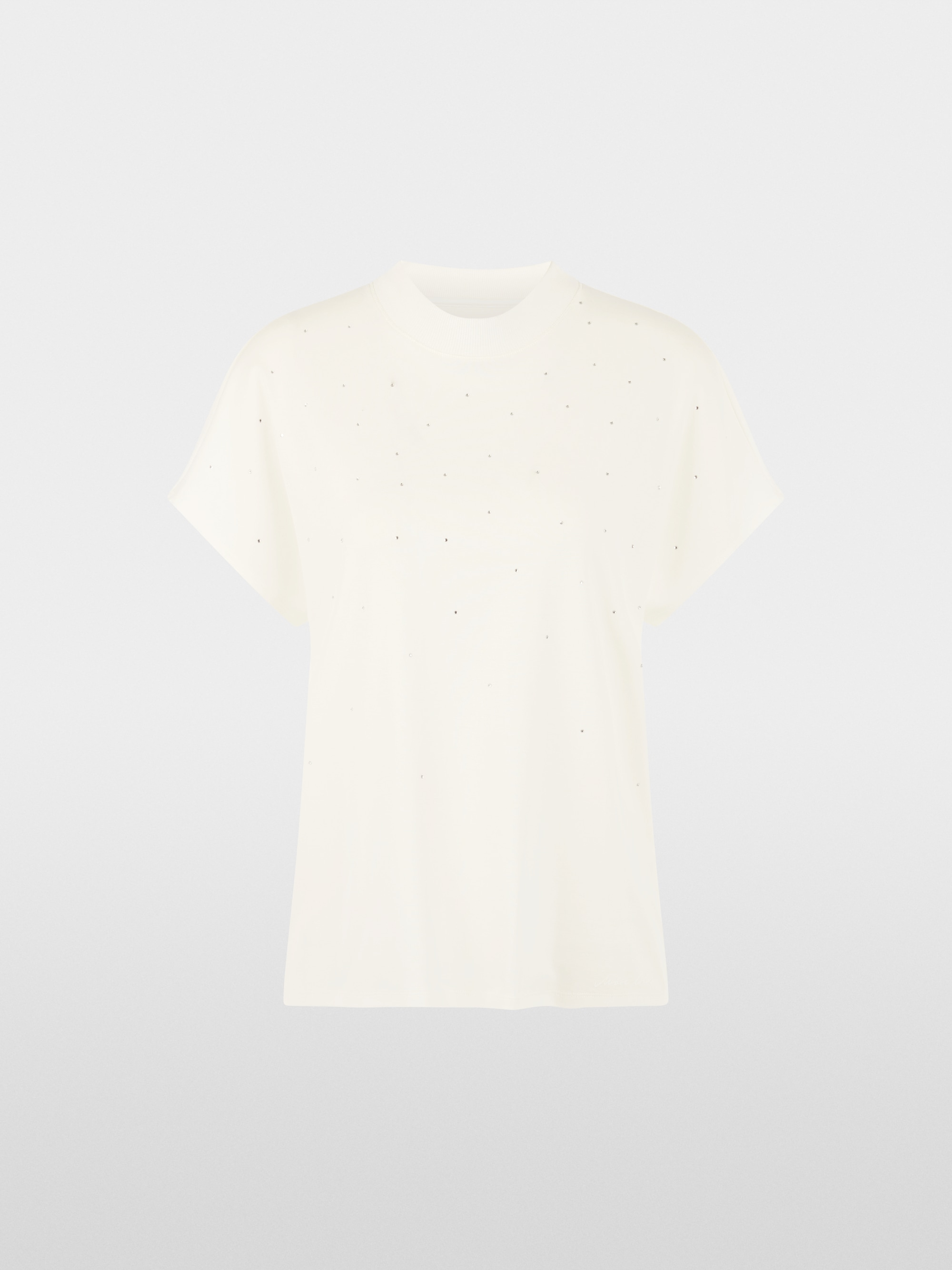 T-shirt à manches courtes avec pierres thermocollantes