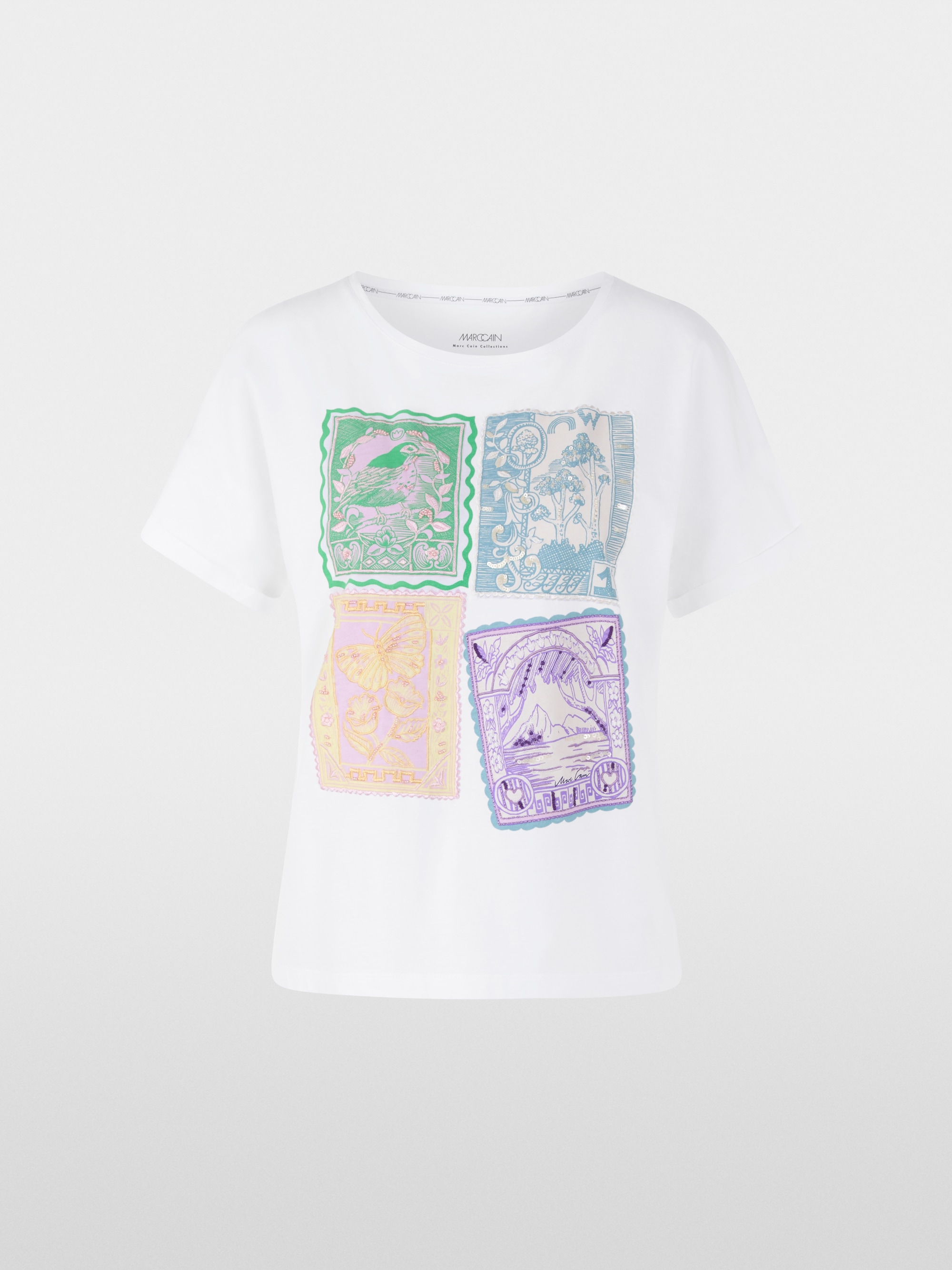 Embellished cotton shirt