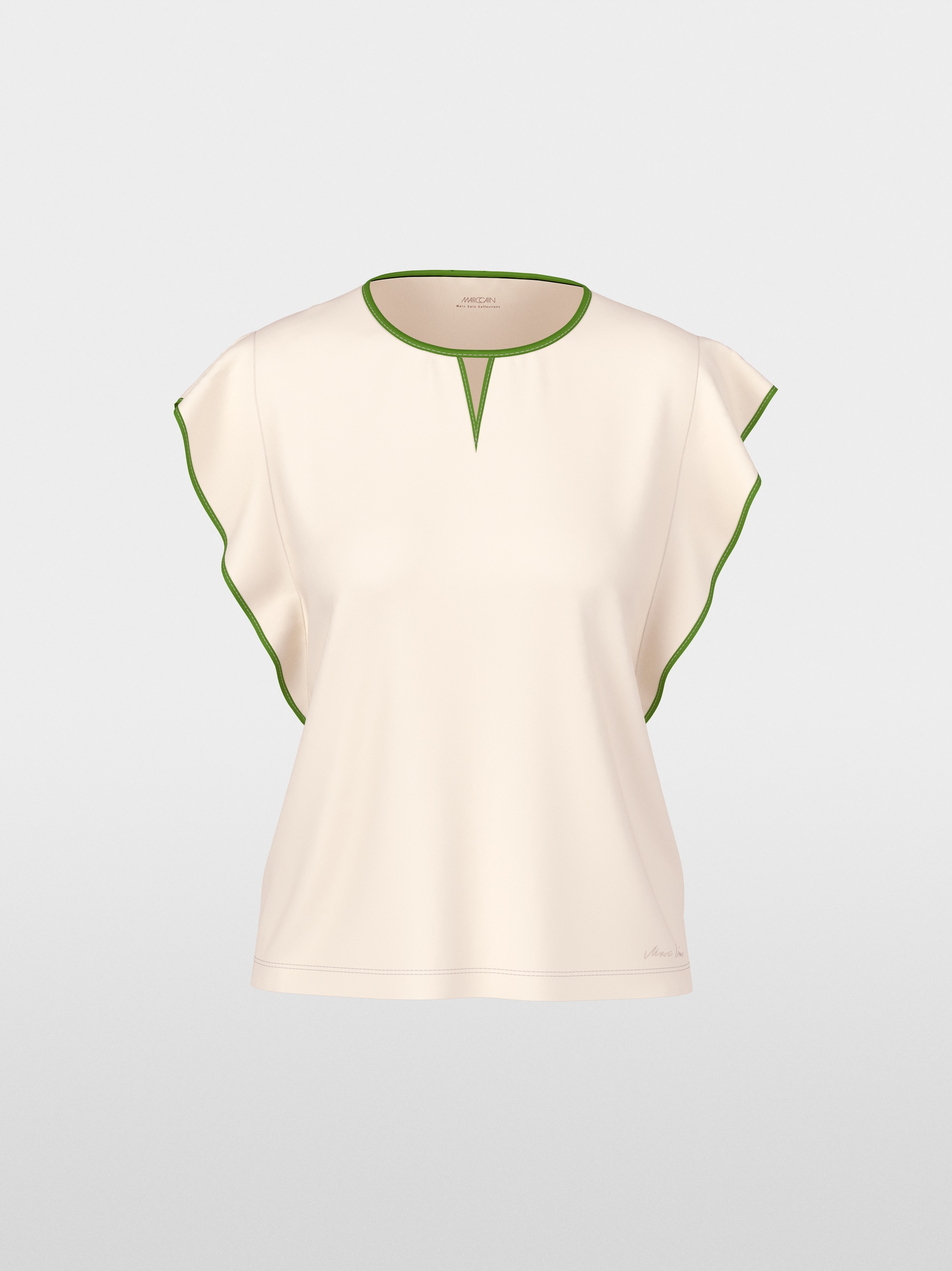 Feminine cotton stretch shirt