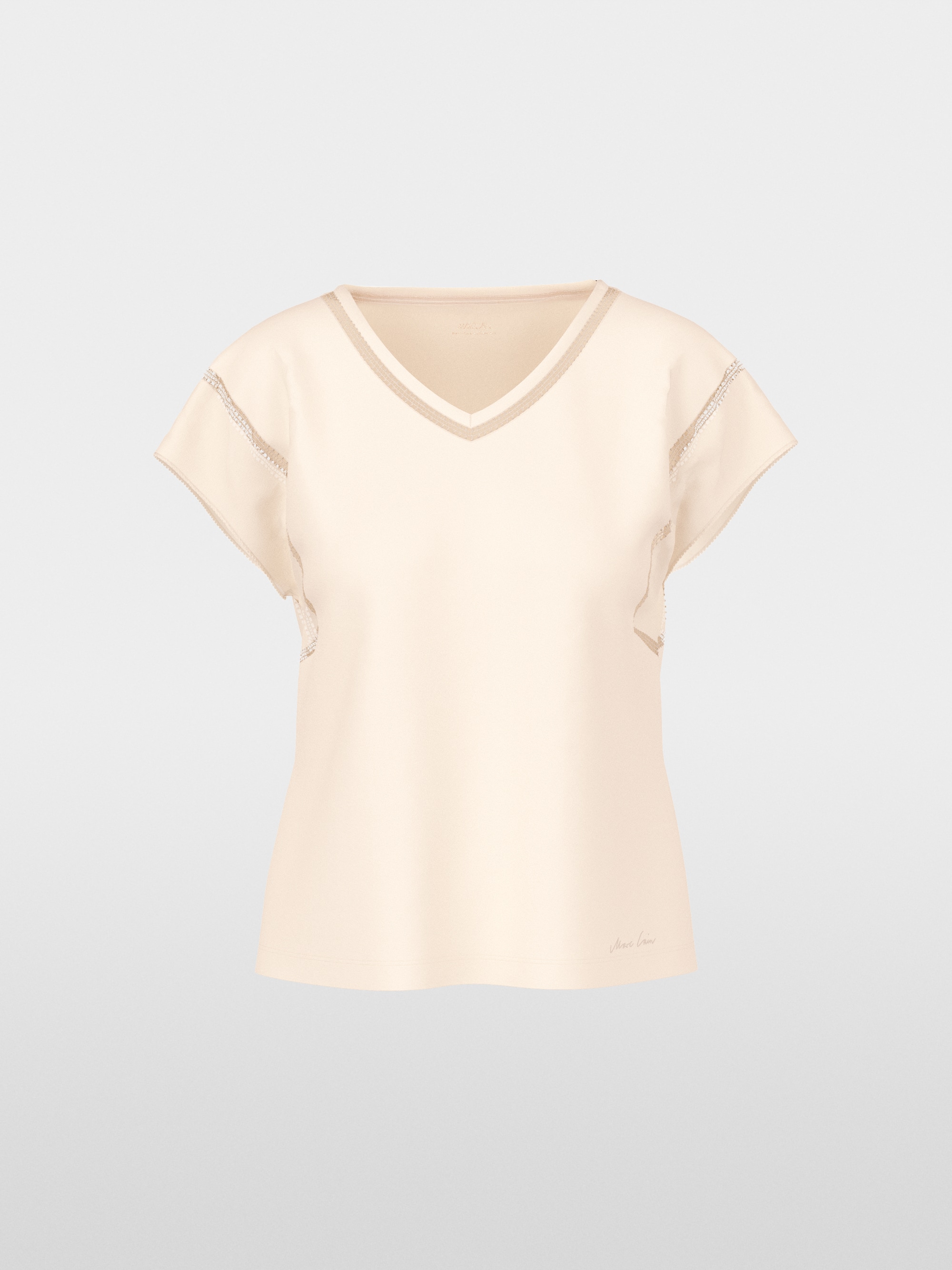 Shirt with cotton voile