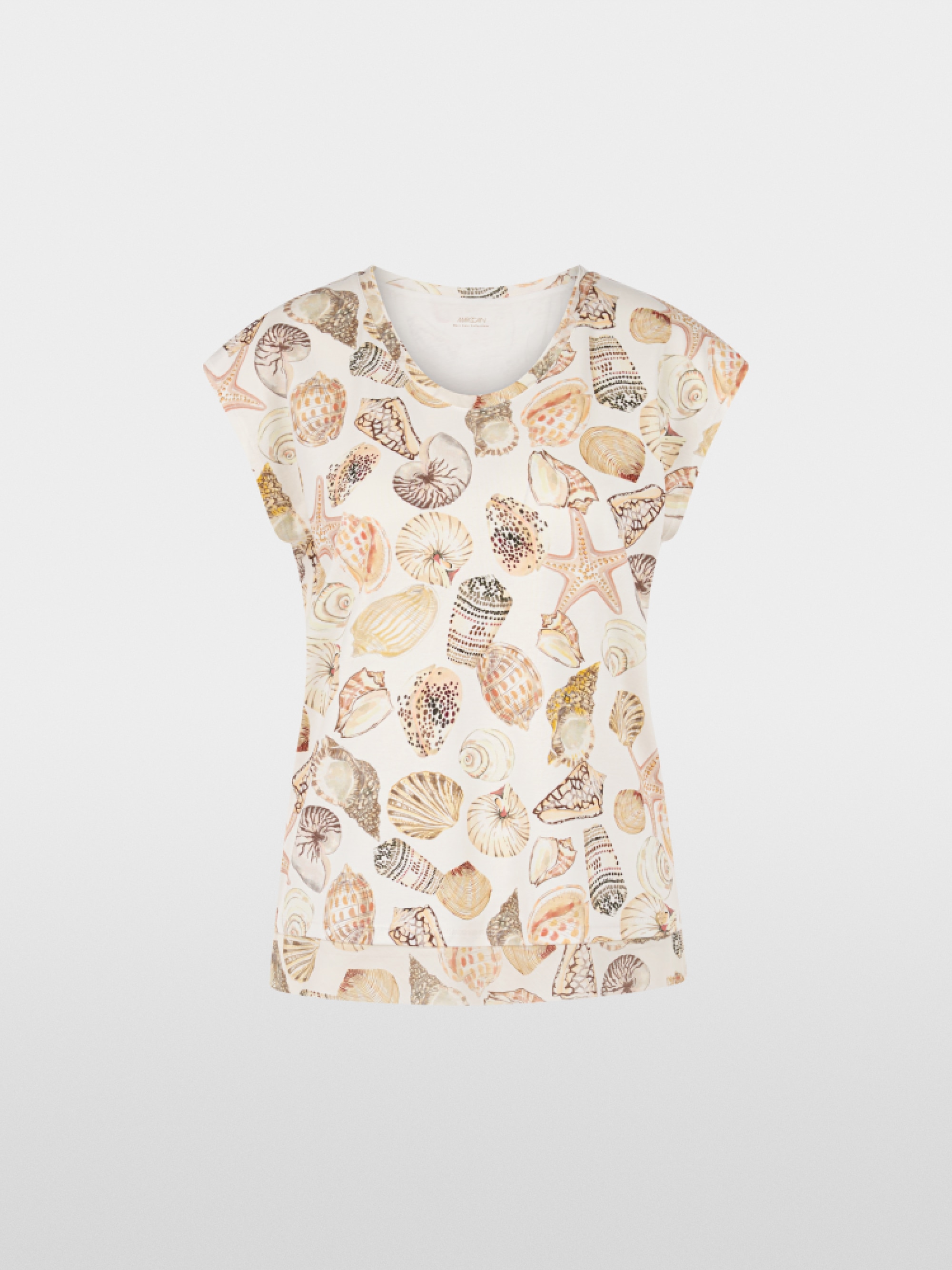 Shirt with shell print