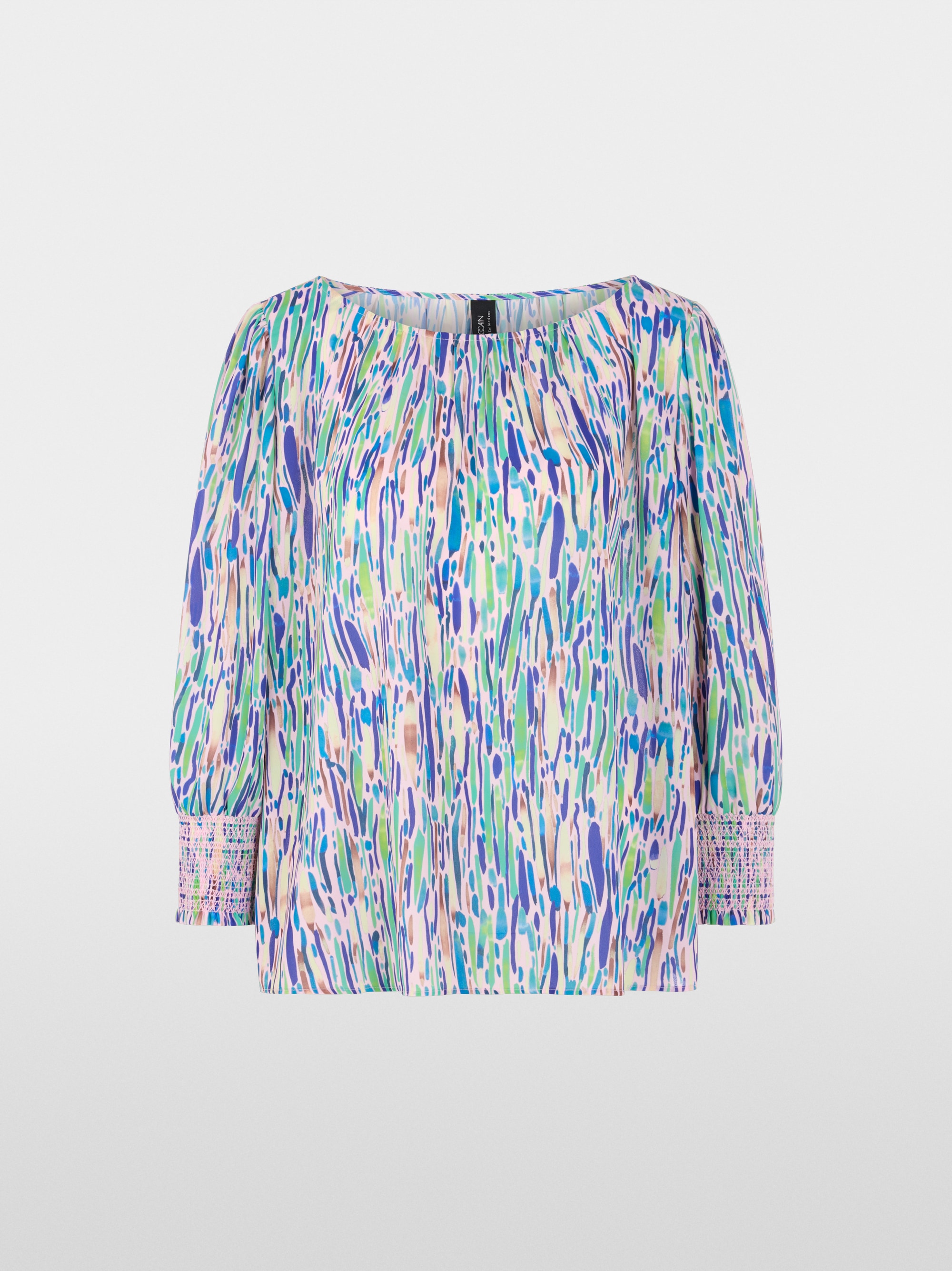 ‘Rethink Together’ printed blouse