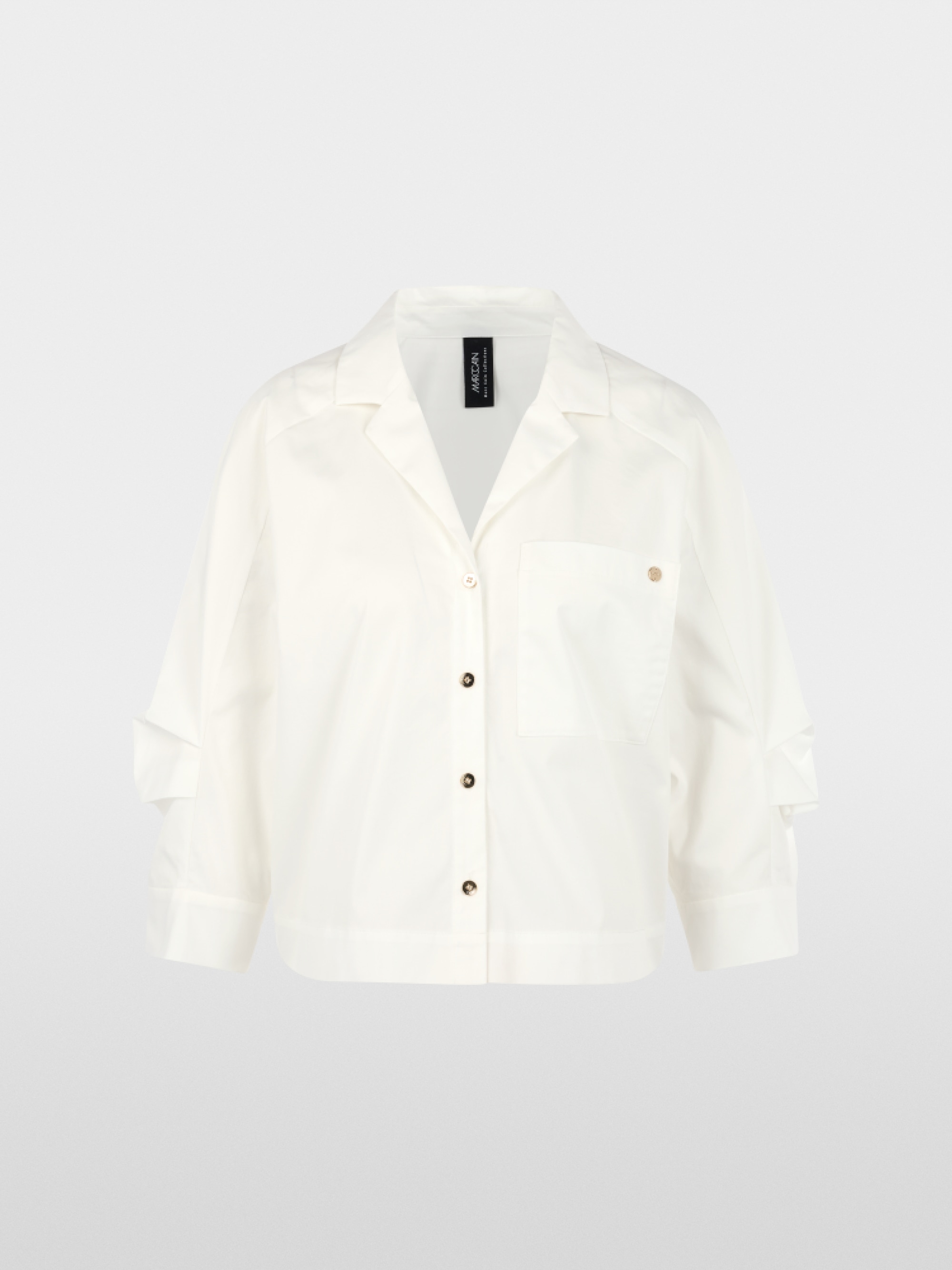 Casual cropped blouse