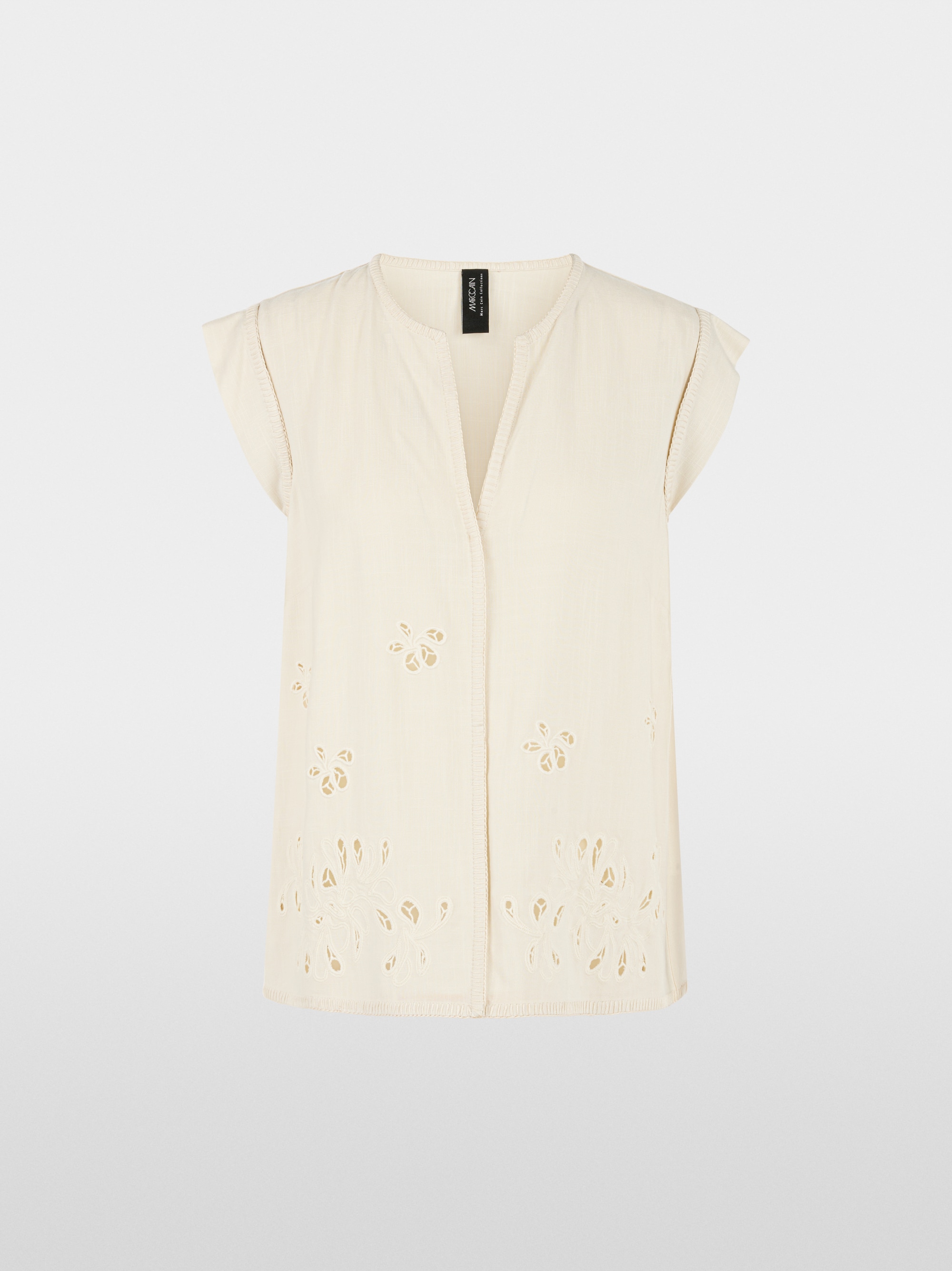 Top with broderie anglaise