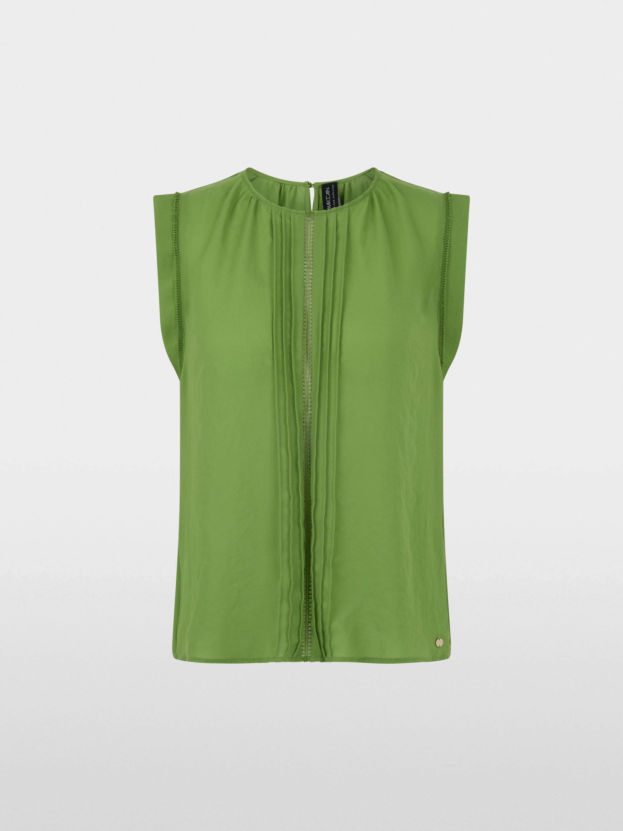 Top with lace and pintucks