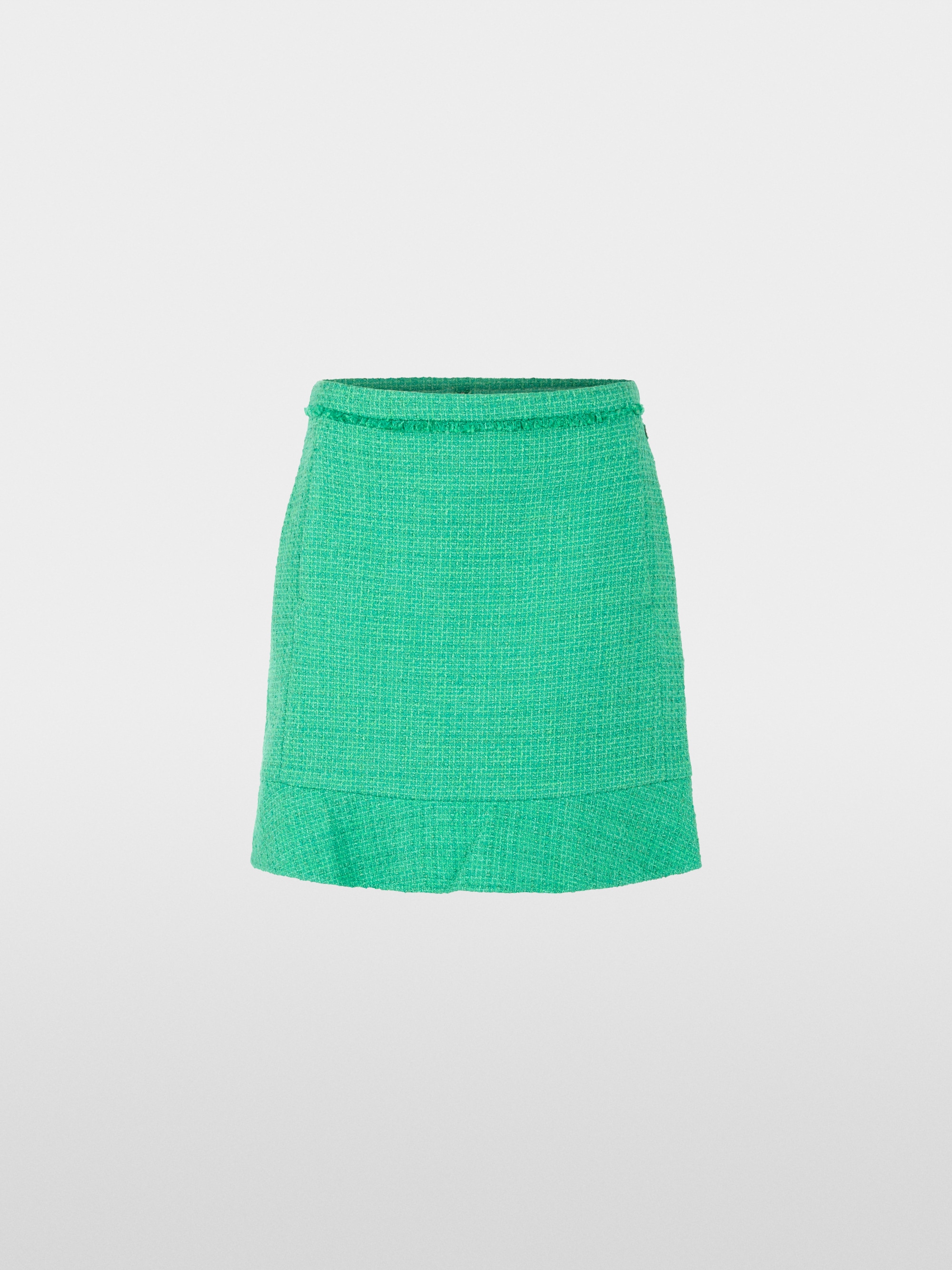 Jupe courte à volants